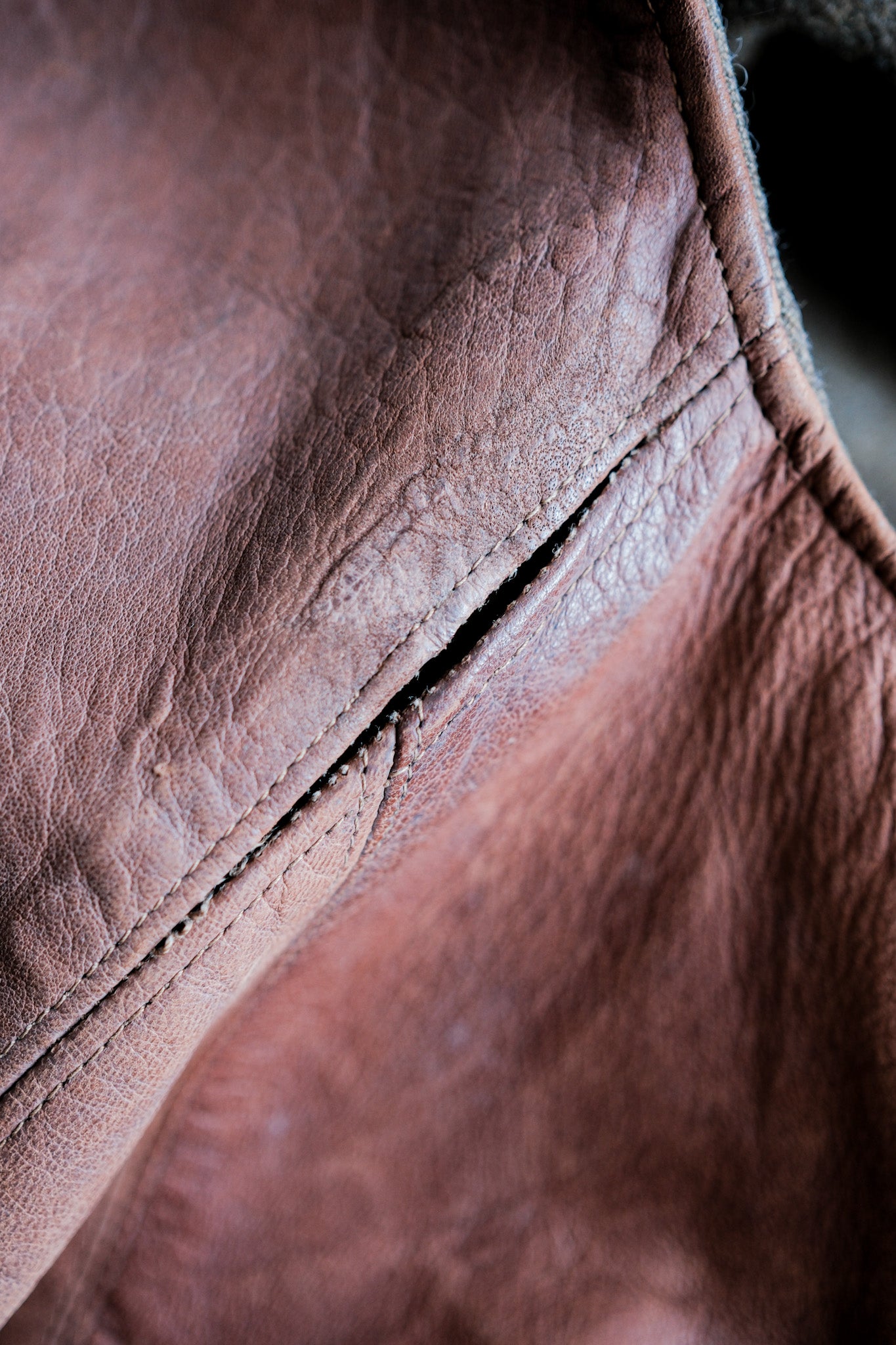 【~40's】British Army Jerkin Leather Vest "Modified"