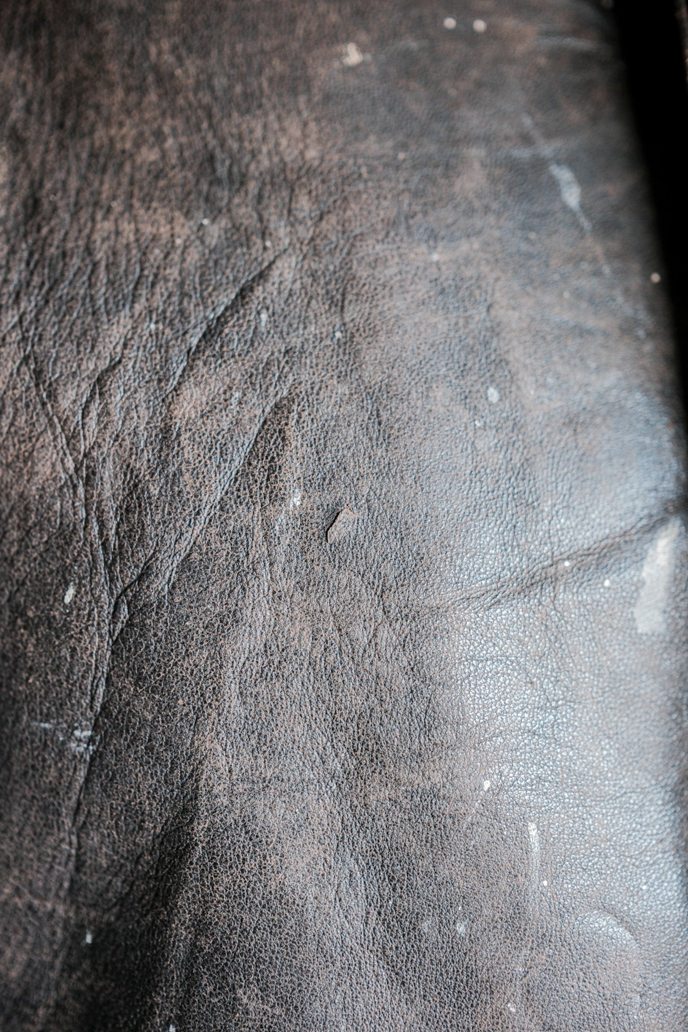 【~40's】French Army Cavalier Leather Vest