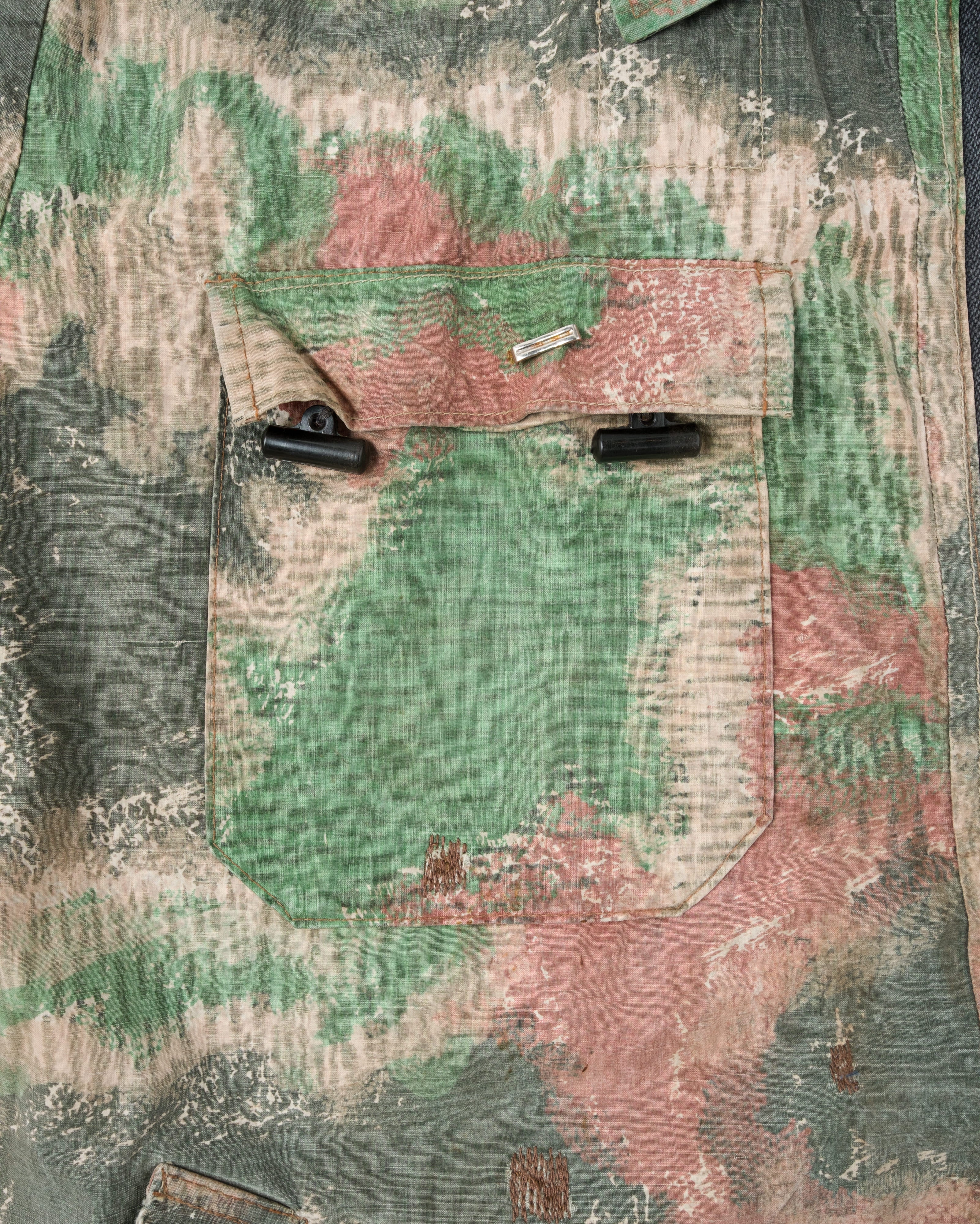 【~60's】Czechoslovakian Army Sumpfmuster Pattern Camouflage Zip Up Jacket "Localmade"