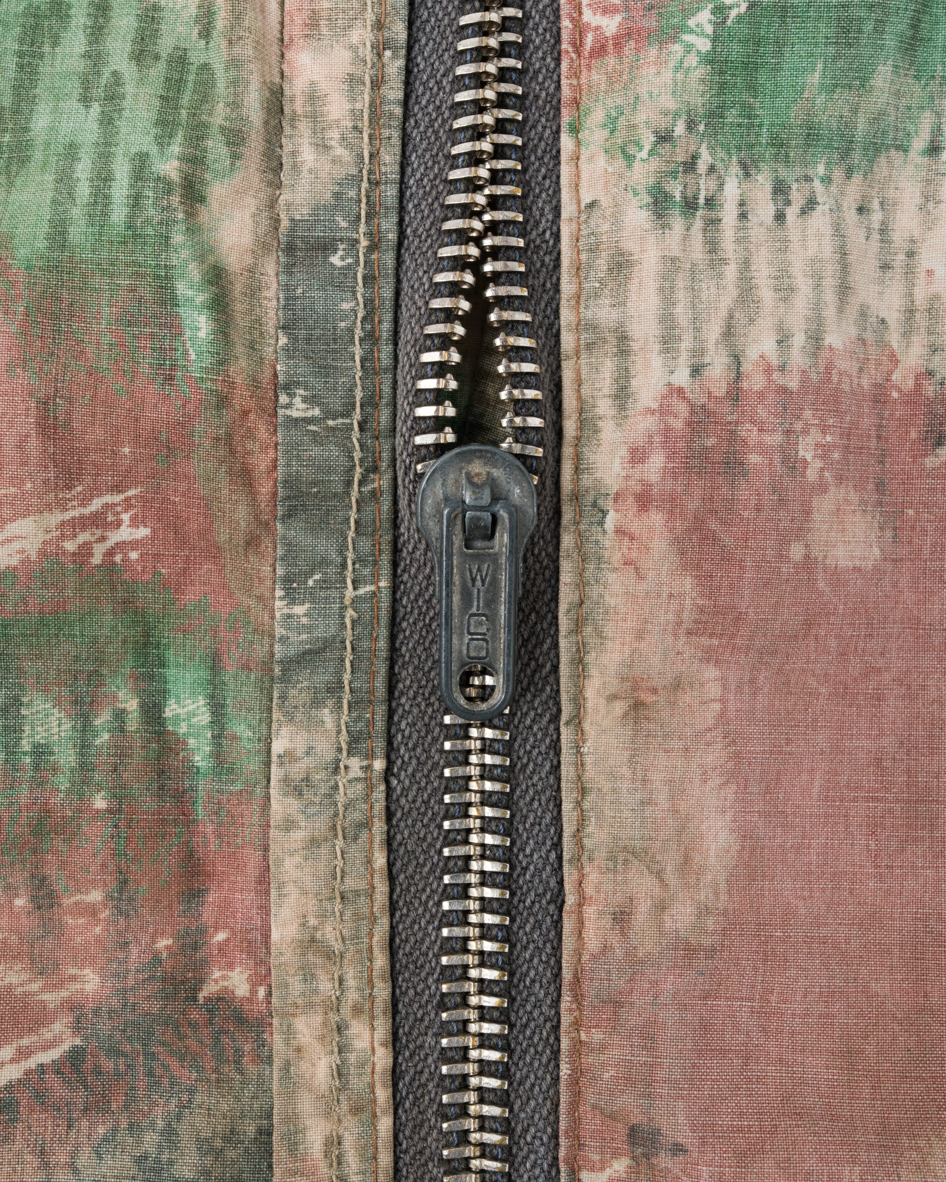 【~60's】Czechoslovakian Army Sumpfmuster Pattern Camouflage Zip Up Jacket "Localmade"