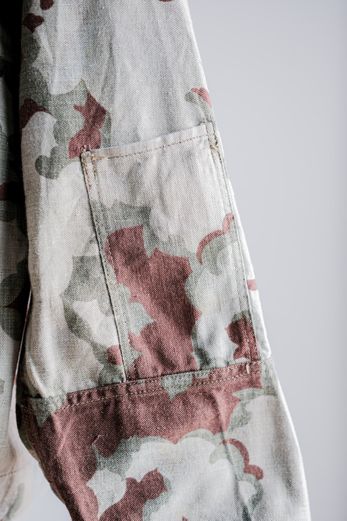 【~50's】Czechoslovakian Army Clouds Camouflage Reversible Smock