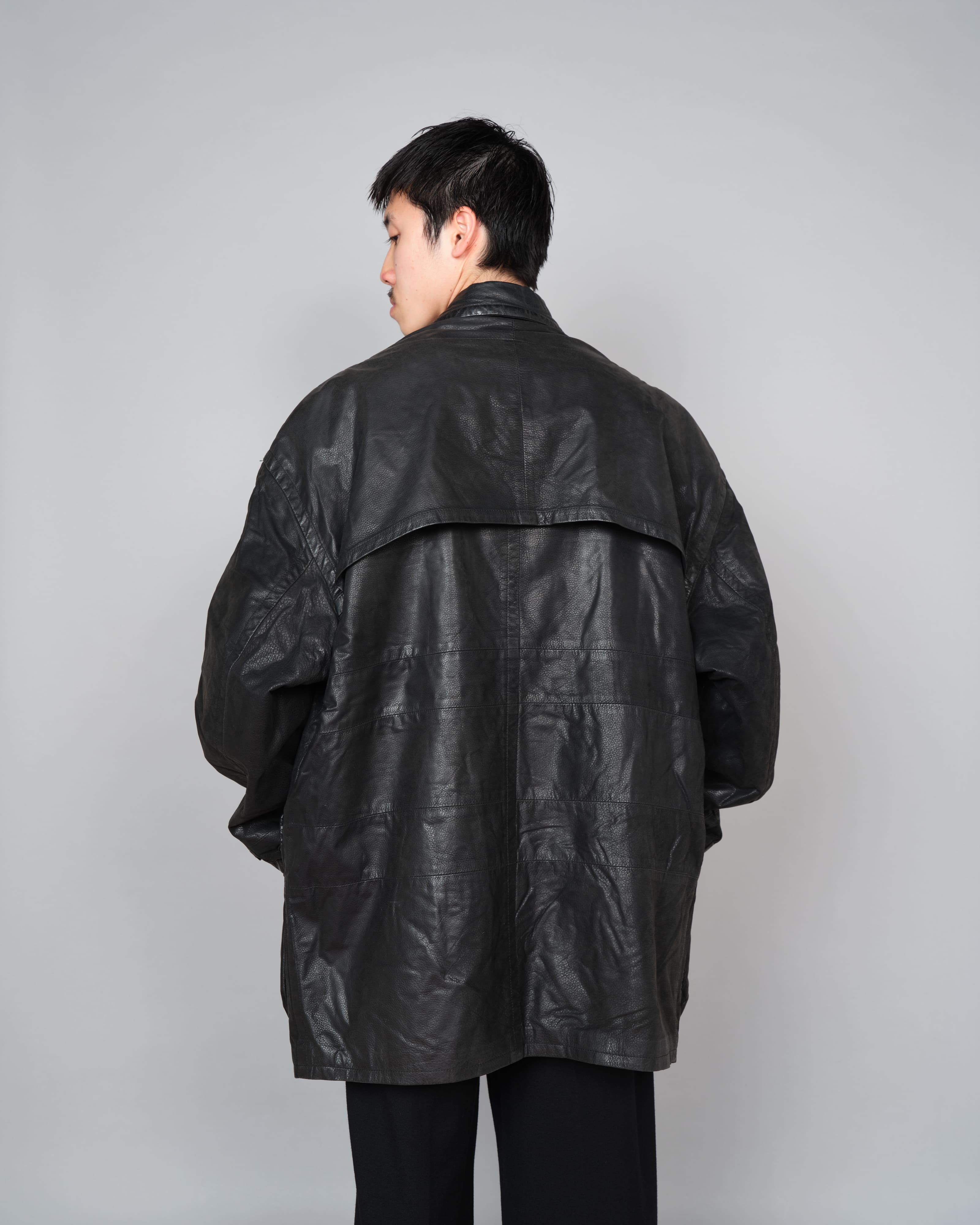 【~90's】Old SERAPHIN Deerskin Leather Jacket Size.52 "MARIE-LOUISE 別注"