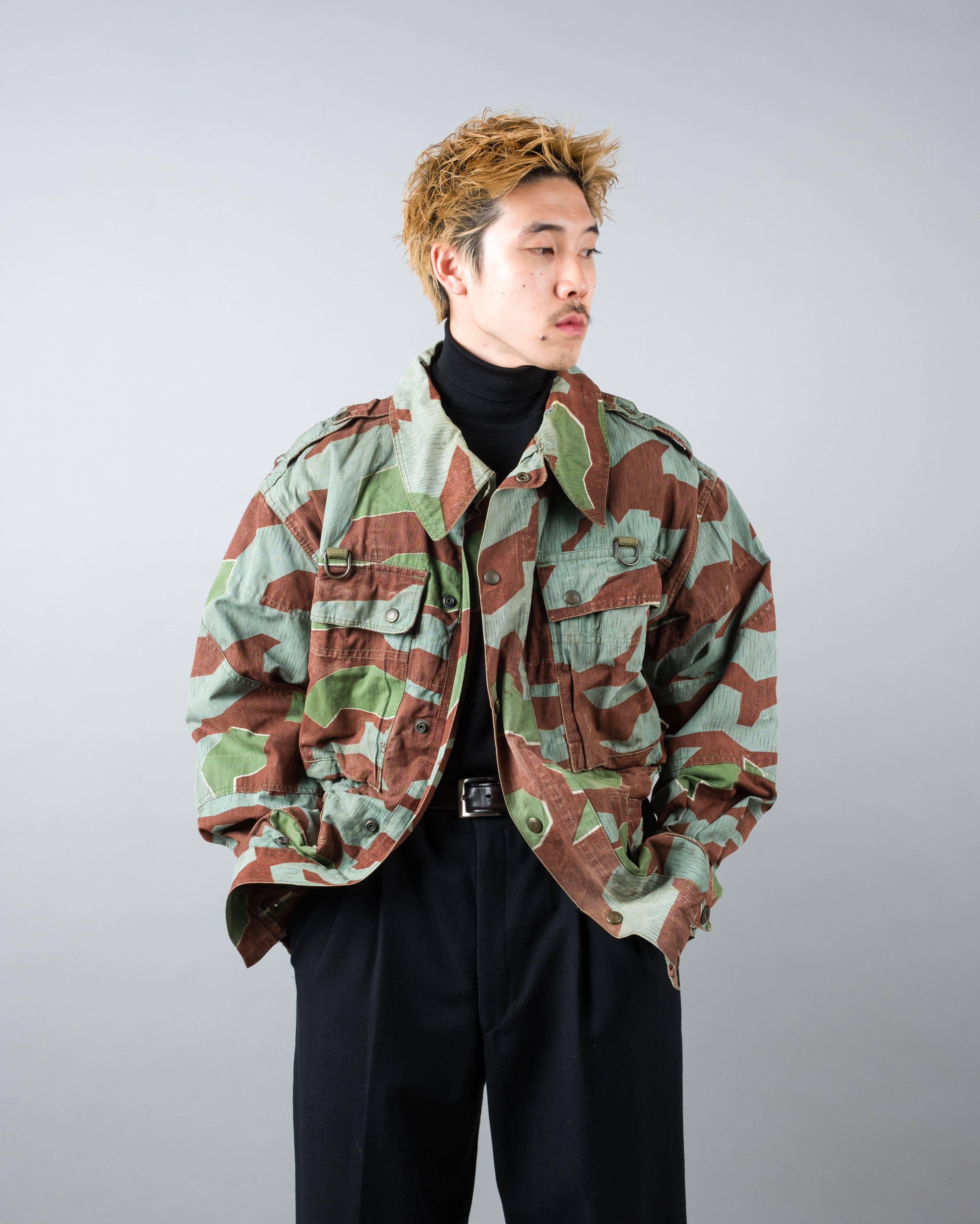【~50’s】German Army Splinter Camouflage Paratrooper Jacket "Modified" "Bundeswehr"