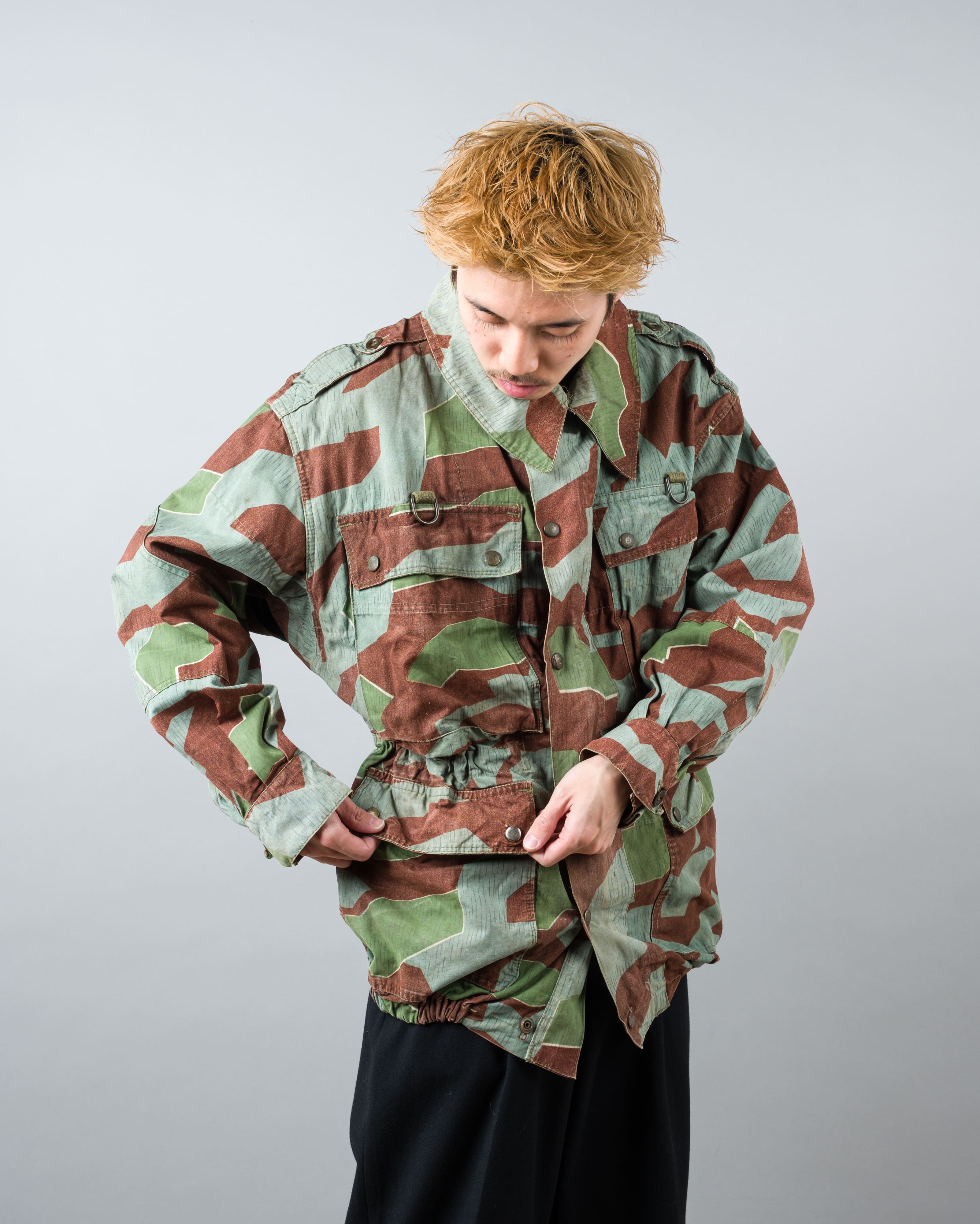 【~50’s】German Army Splinter Camouflage Paratrooper Jacket "Modified" "Bundeswehr"
