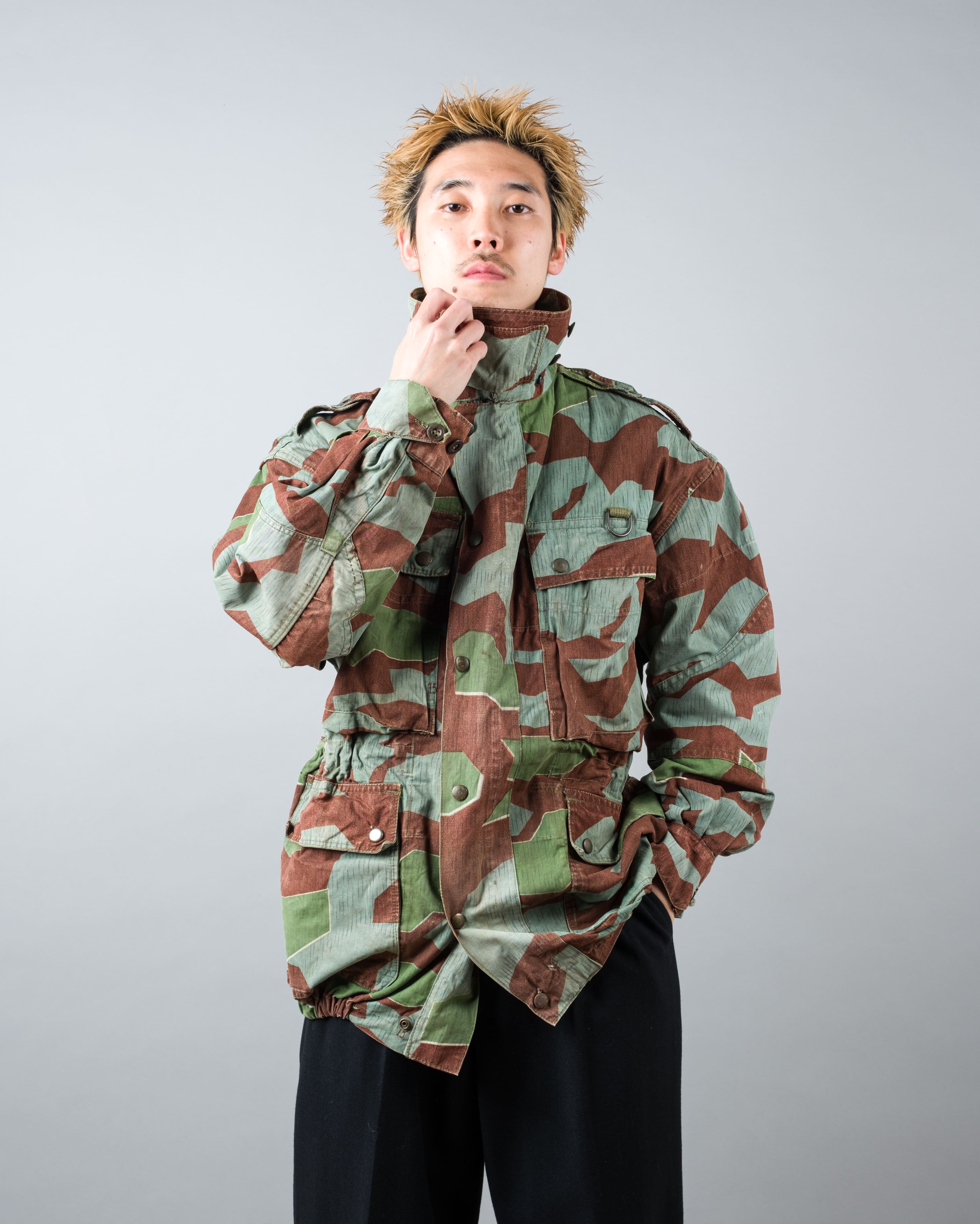 【~50’s】German Army Splinter Camouflage Paratrooper Jacket "Modified" "Bundeswehr"