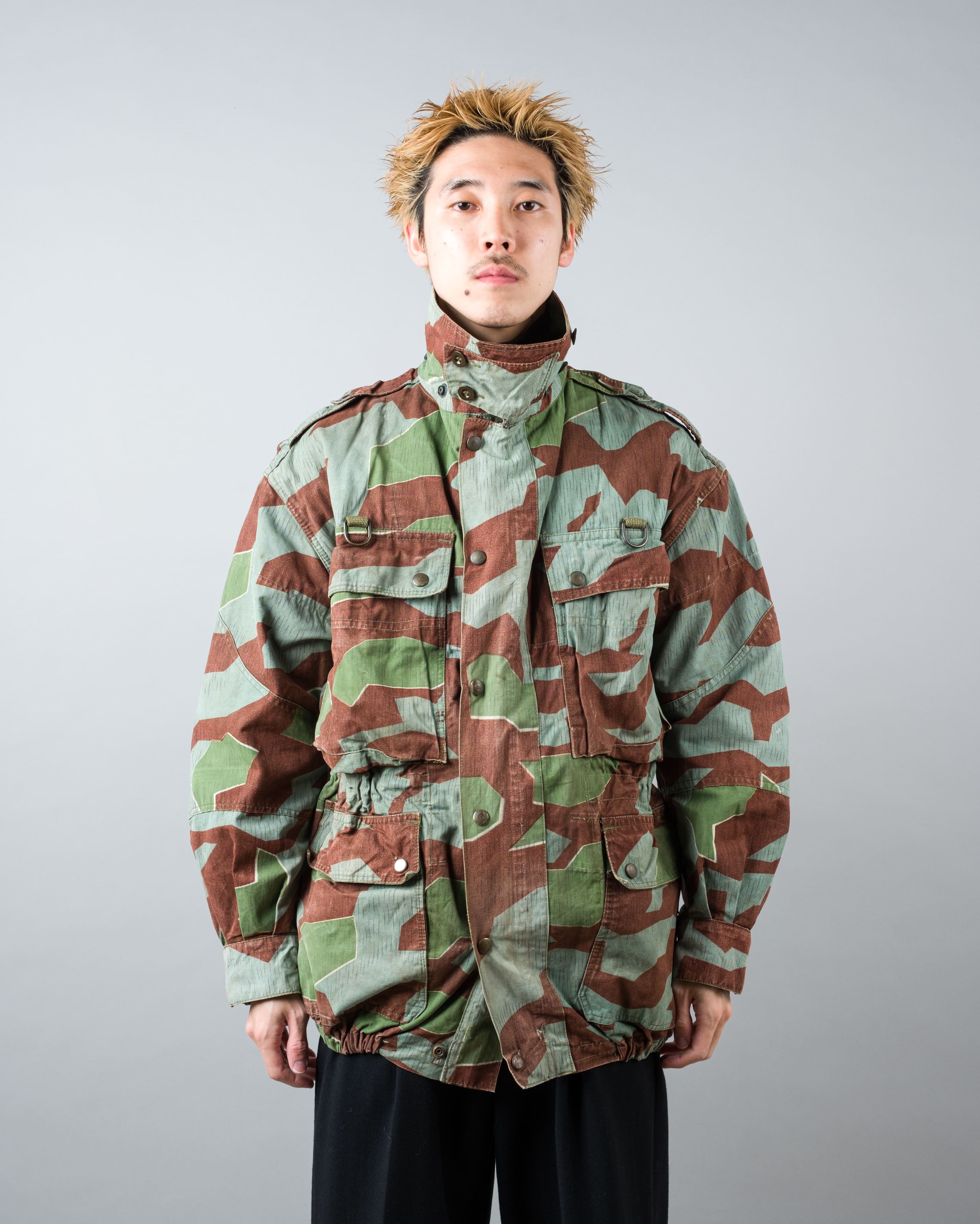【~50’s】German Army Splinter Camouflage Paratrooper Jacket "Modified" "Bundeswehr"