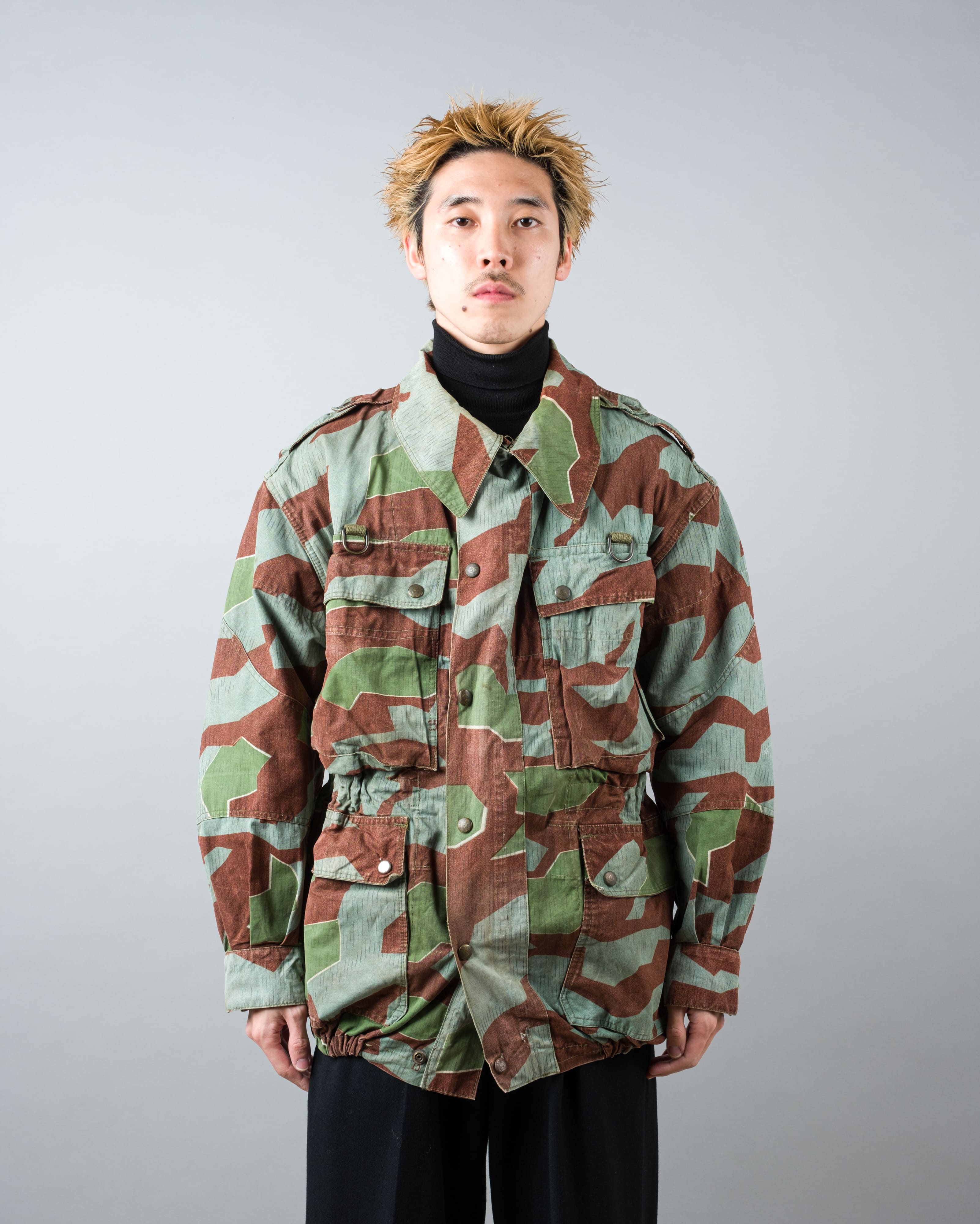 【~50’s】German Army Splinter Camouflage Paratrooper Jacket "Modified" "Bundeswehr"