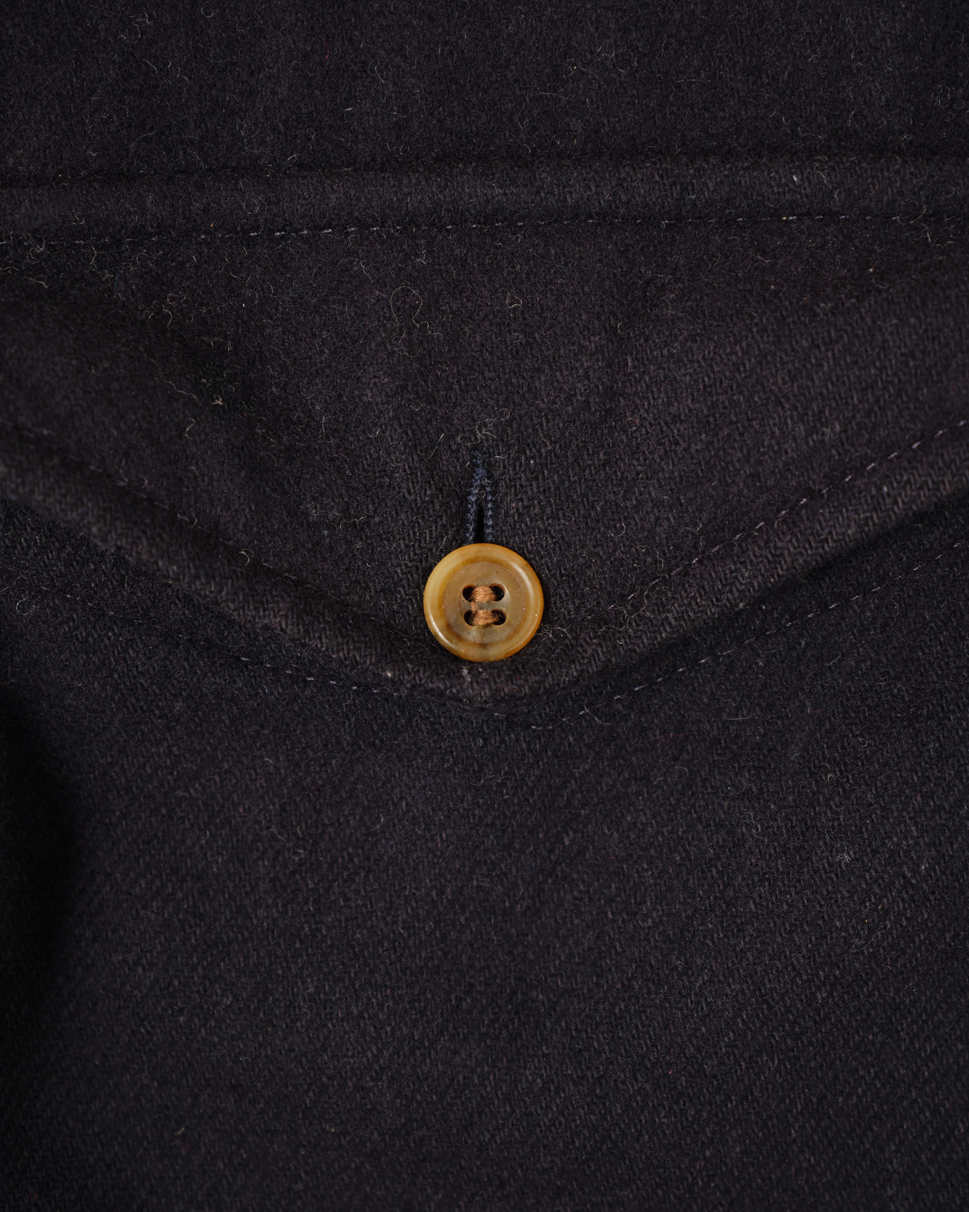 【~80’s】Vintage Façonnable Boa Collar Mixed Wool Vest Size.3