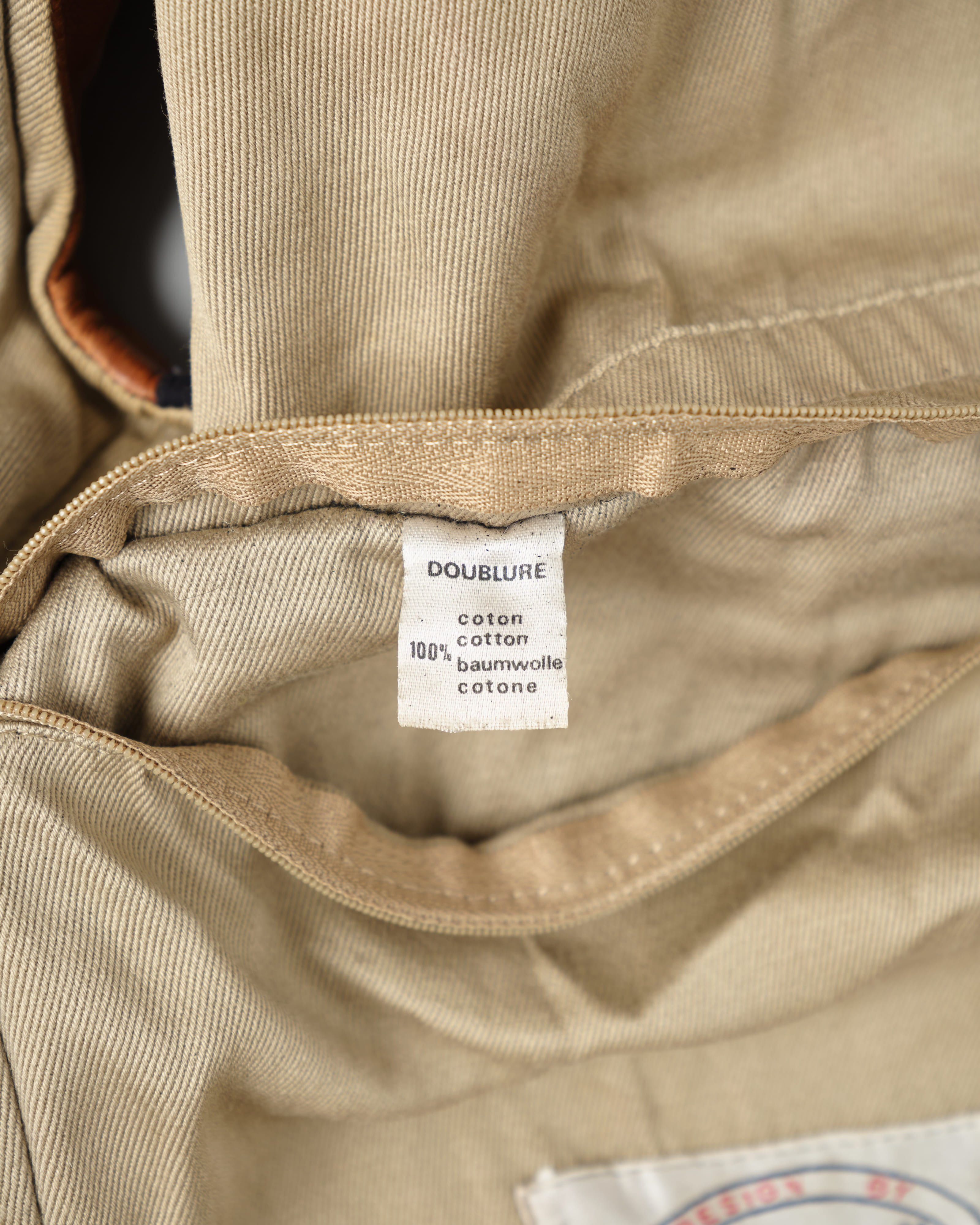 【~80’s】Vintage Façonnable Boa Collar Mixed Wool Vest Size.3