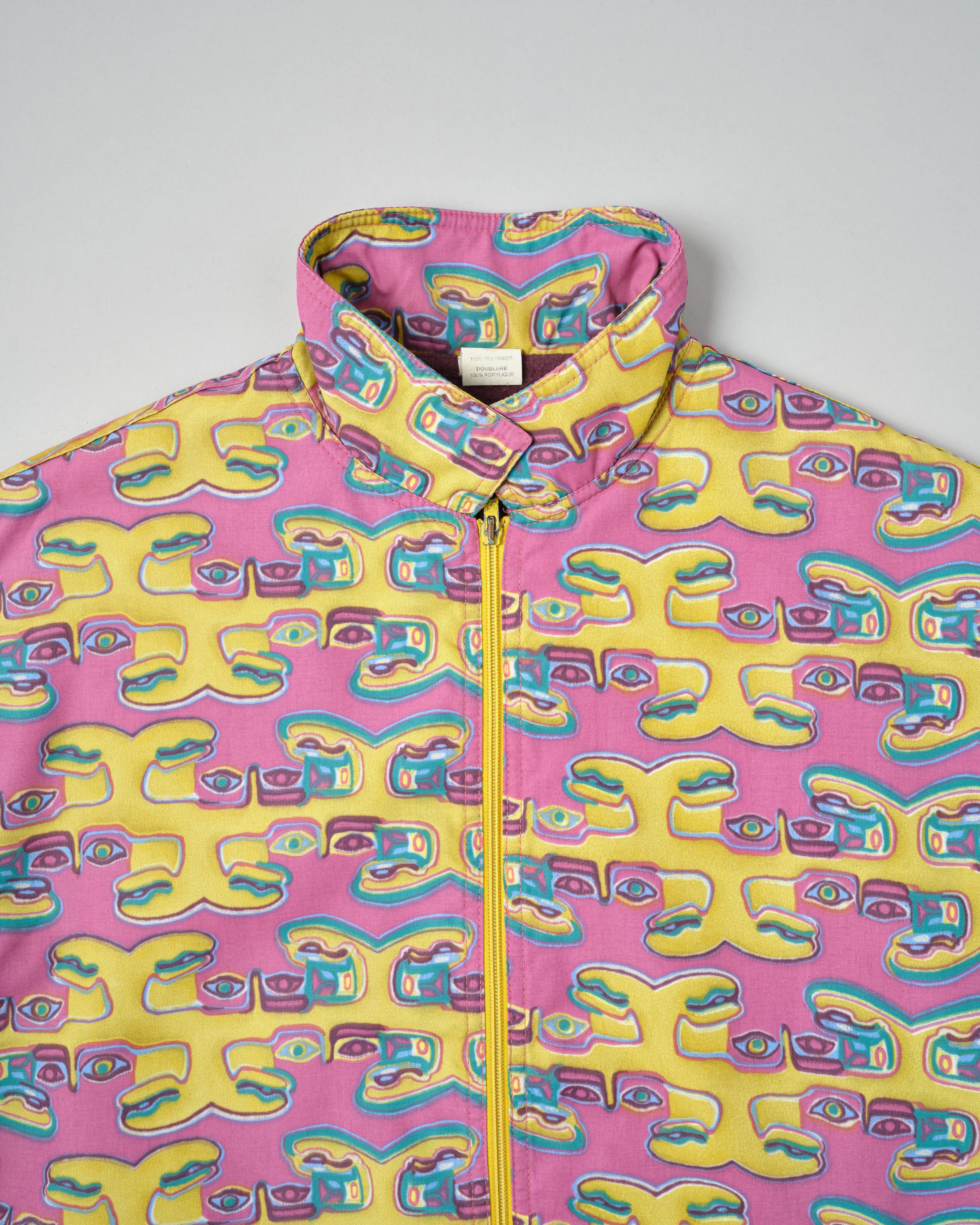 【~90’s】Old OXBOW Polyamide Patterned Wind Coat Size.S