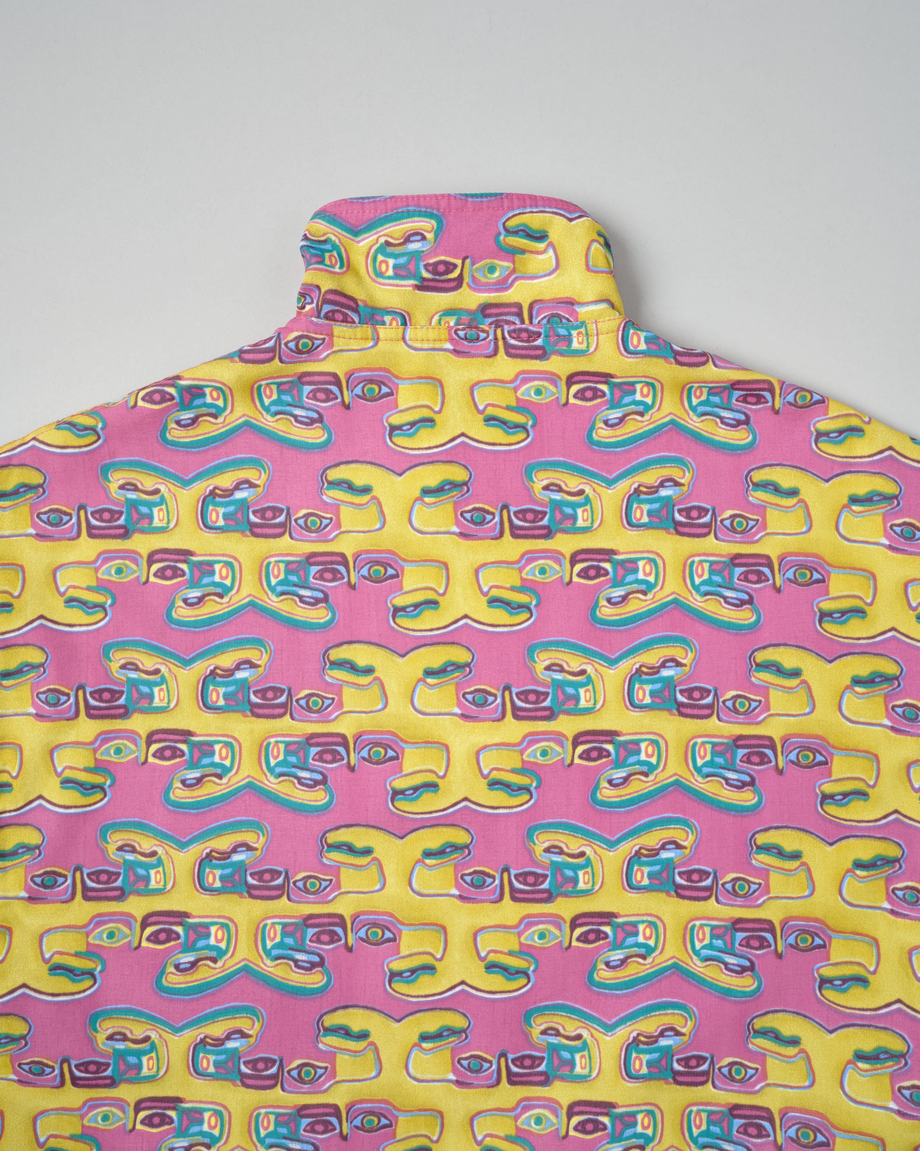 【~90’s】Old OXBOW Polyamide Patterned Wind Coat Size.S