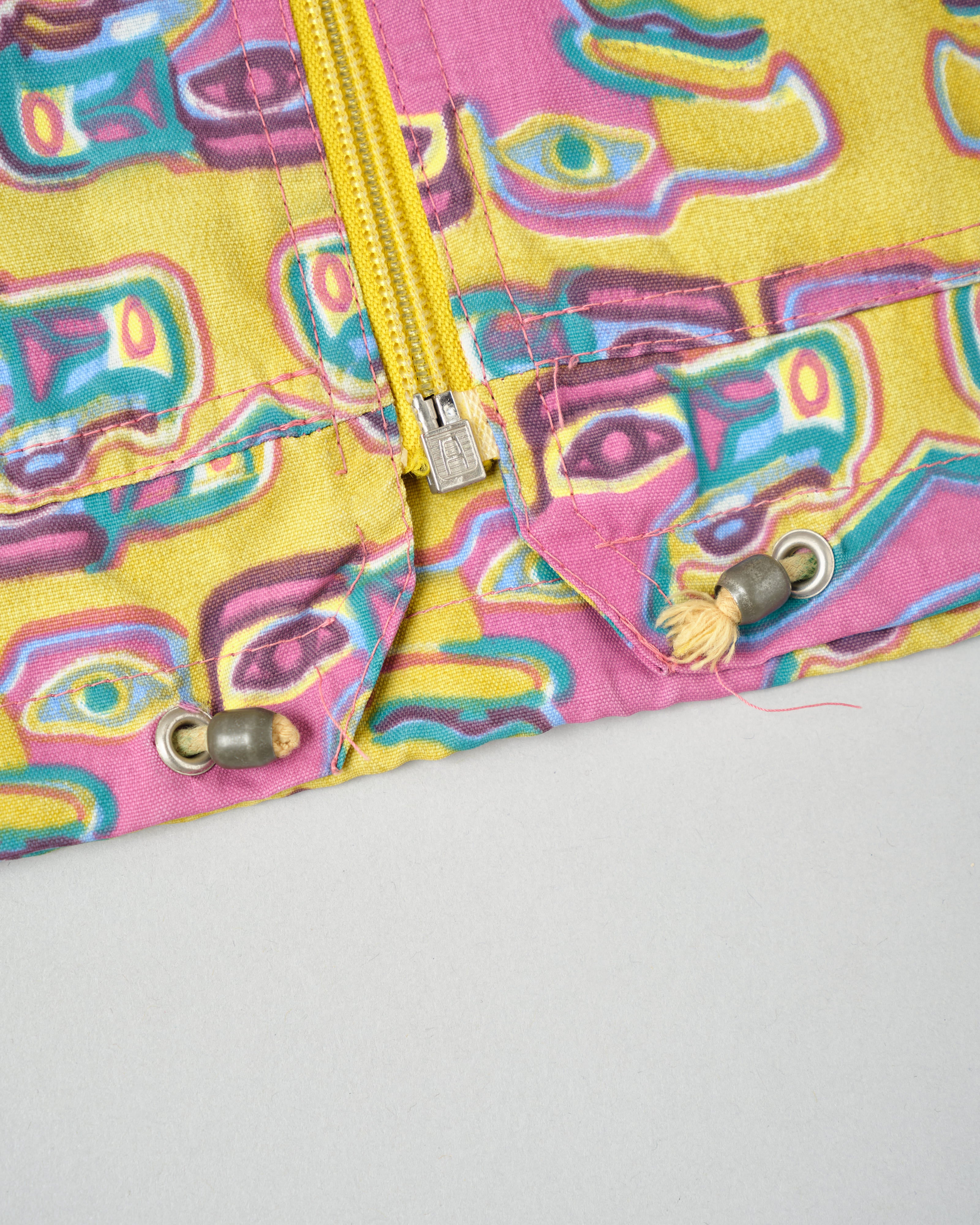 【~90’s】Old OXBOW Polyamide Patterned Wind Coat Size.S