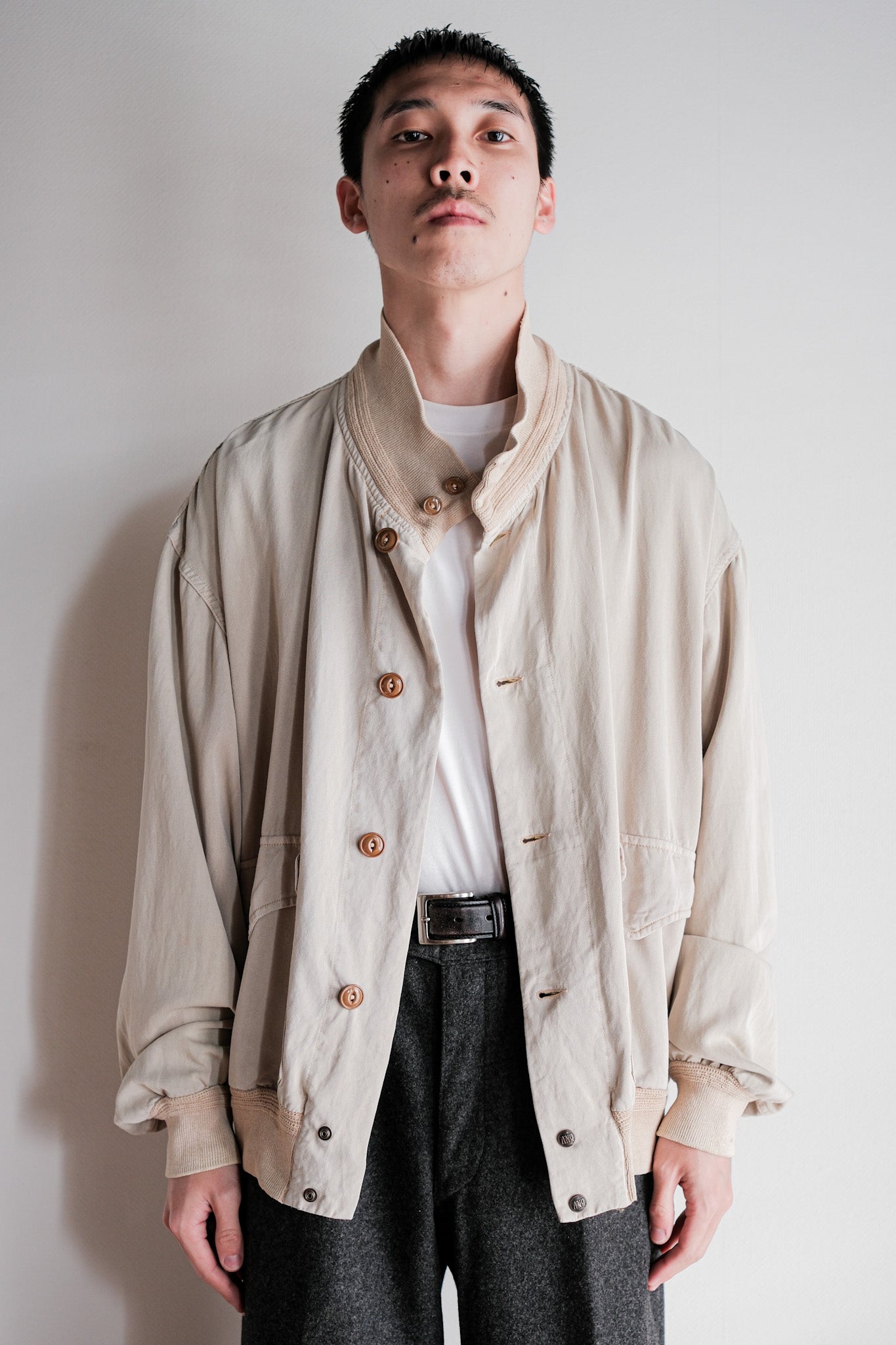 【~80's】Old BONEVILLE Valstarino Type Blouson Size.52