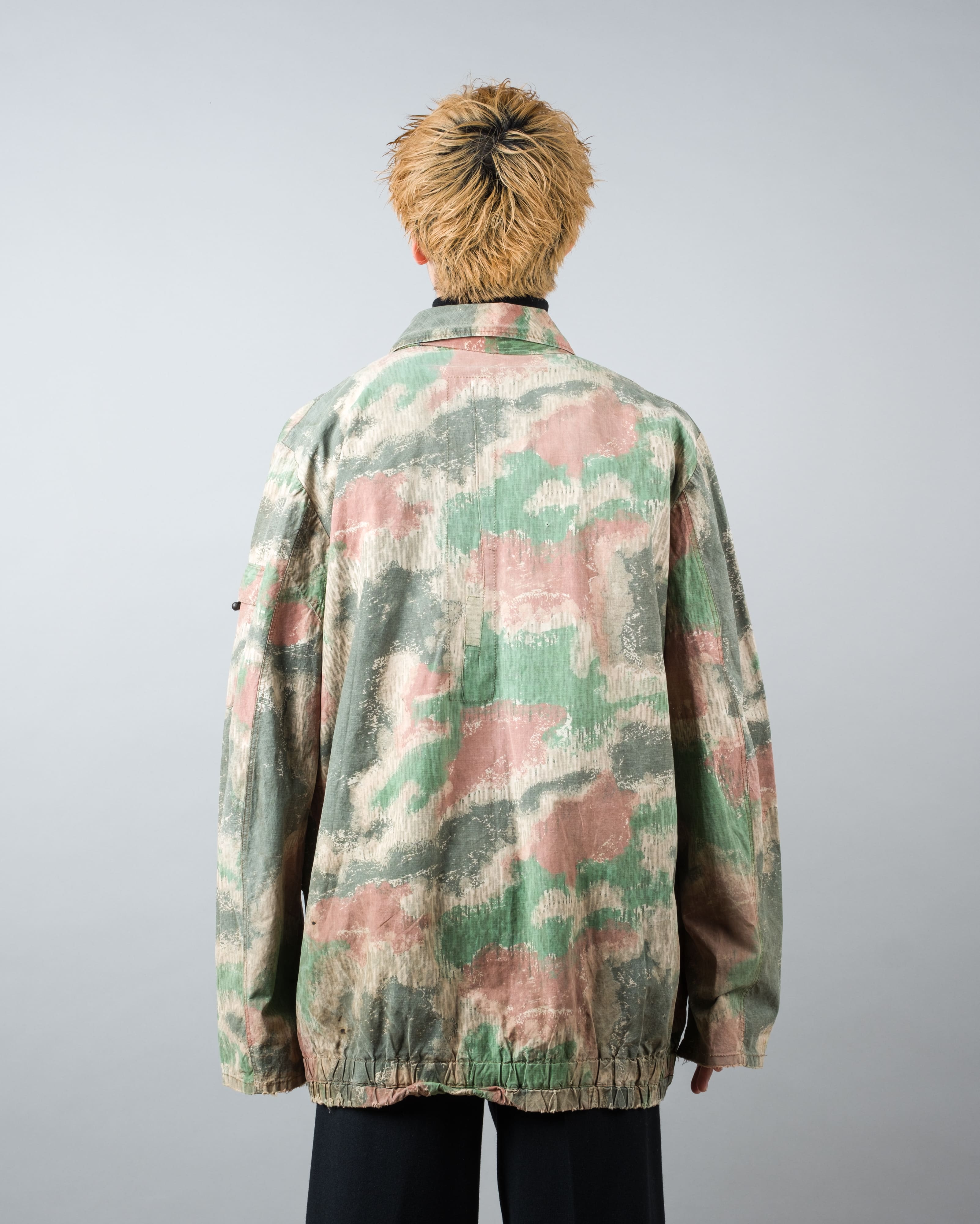 【~60's】Czechoslovakian Army Sumpfmuster Pattern Camouflage Zip Up Jacket "Localmade"