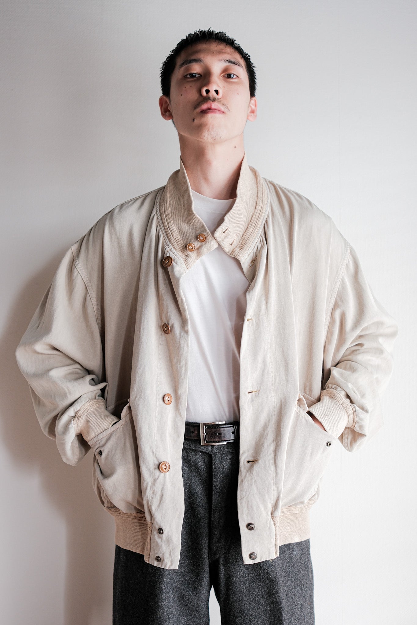 【~80's】Old BONEVILLE Valstarino Type Blouson Size.52