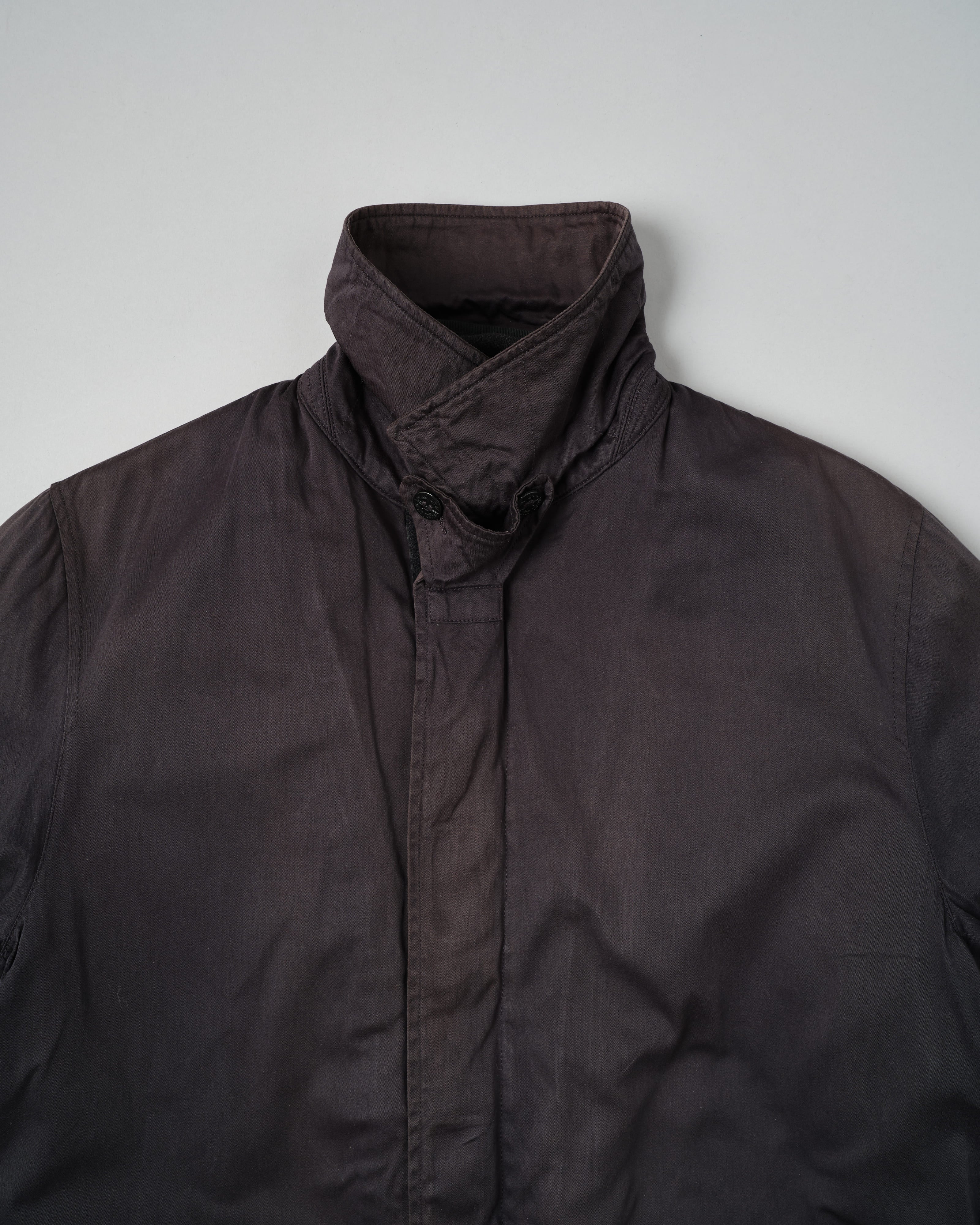 【97AW】Old STONE ISLAND Garment Dyed Cotton Jacket With Liner Size.M "RASO GOMMATO" "Green Edge"