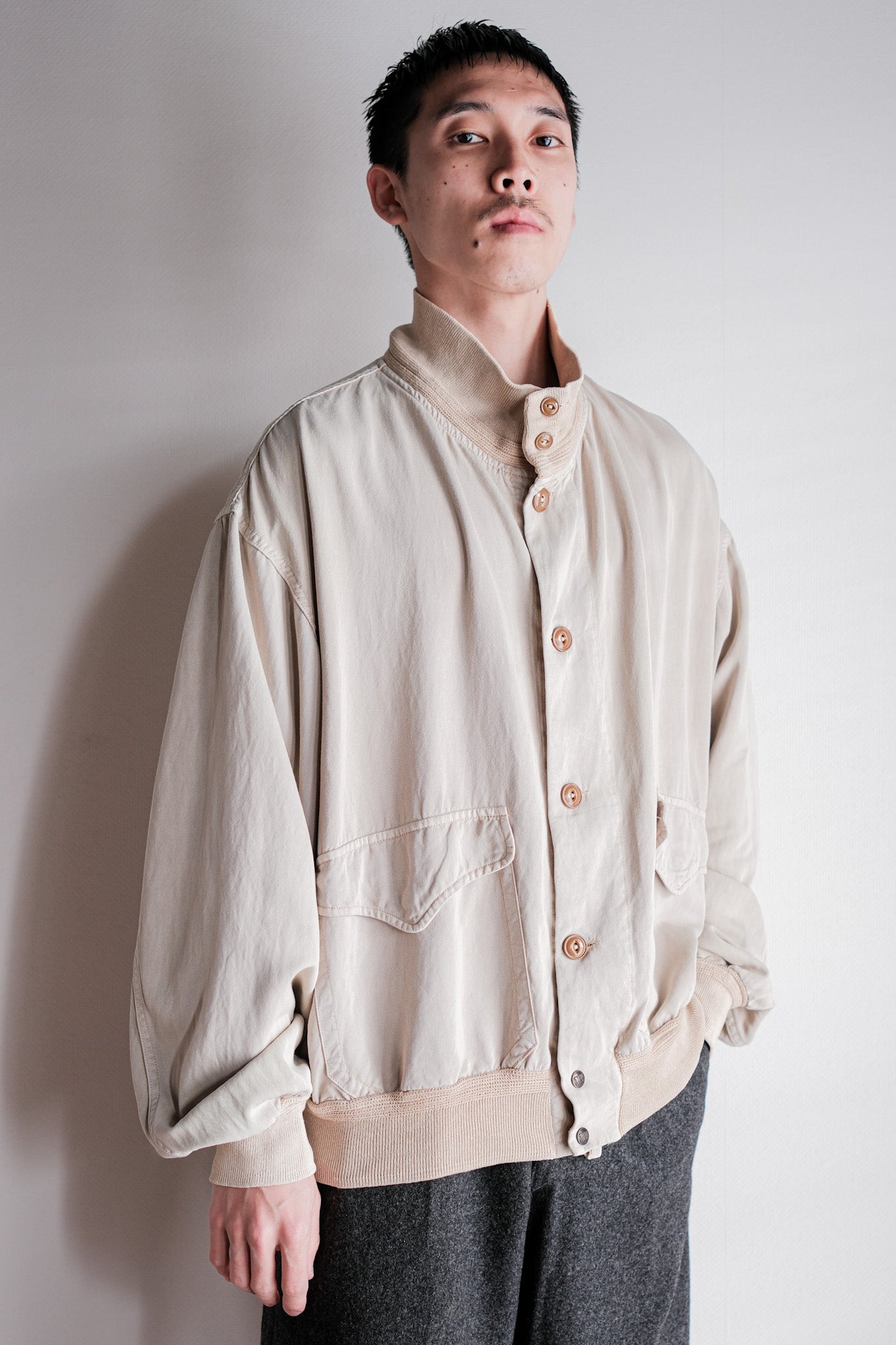 【~80's】Old BONEVILLE Valstarino Type Blouson Size.52