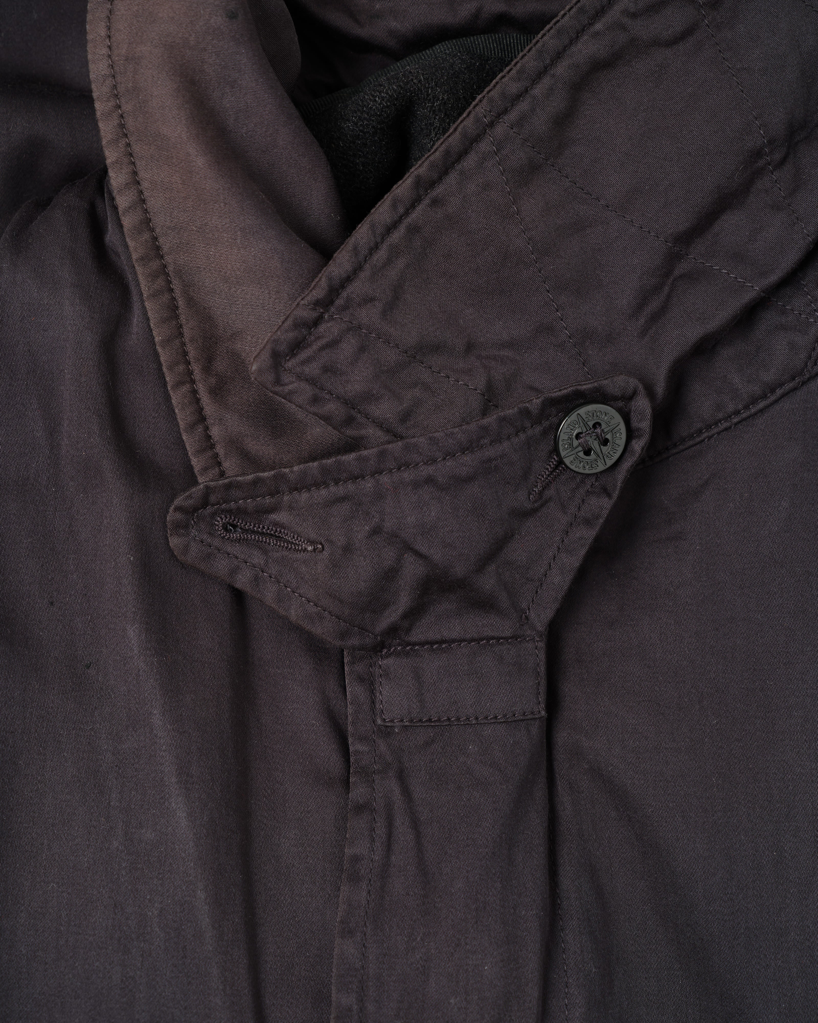 【97AW】Old STONE ISLAND Garment Dyed Cotton Jacket With Liner Size.M "RASO GOMMATO" "Green Edge"