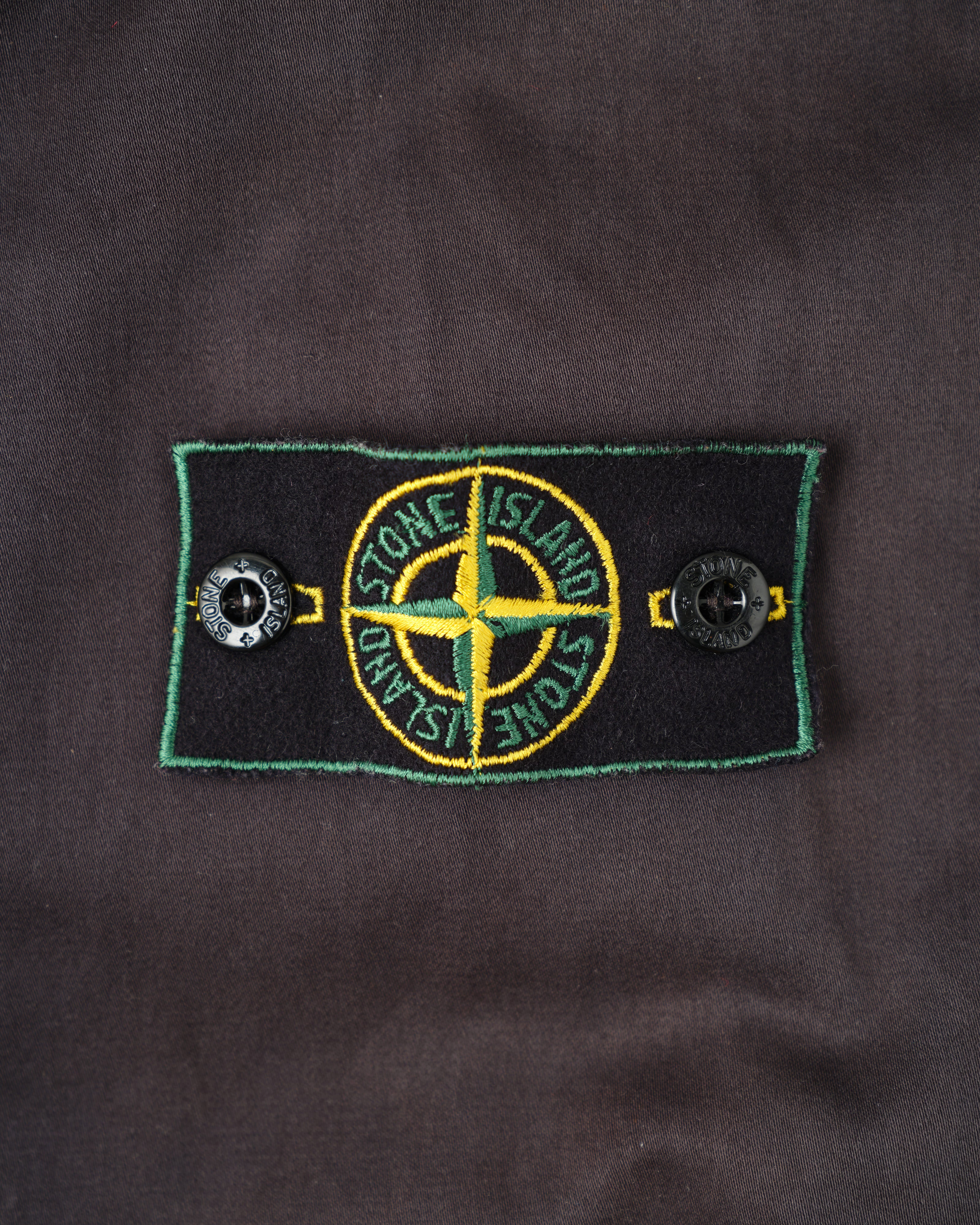 【97AW】Old STONE ISLAND Garment Dyed Cotton Jacket With Liner Size.M "RASO GOMMATO" "Green Edge"