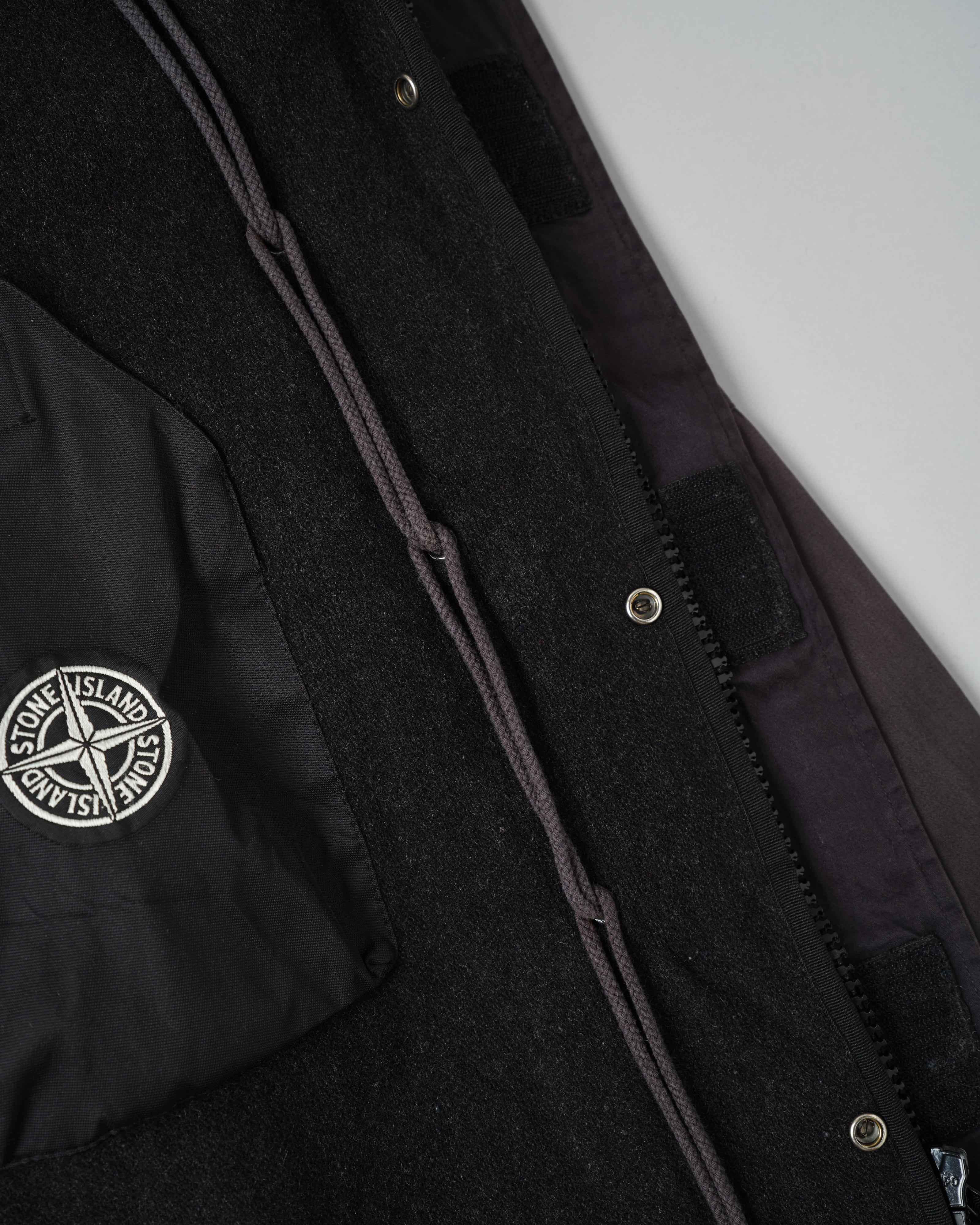 【97AW】Old STONE ISLAND Garment Dyed Cotton Jacket With Liner Size.M "RASO GOMMATO" "Green Edge"