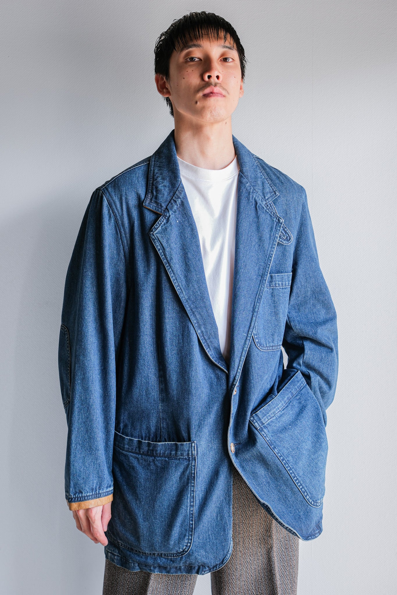 【~90's】Vintage Willis&Geiger High Ridge Lodge Denim Jacket Size.M