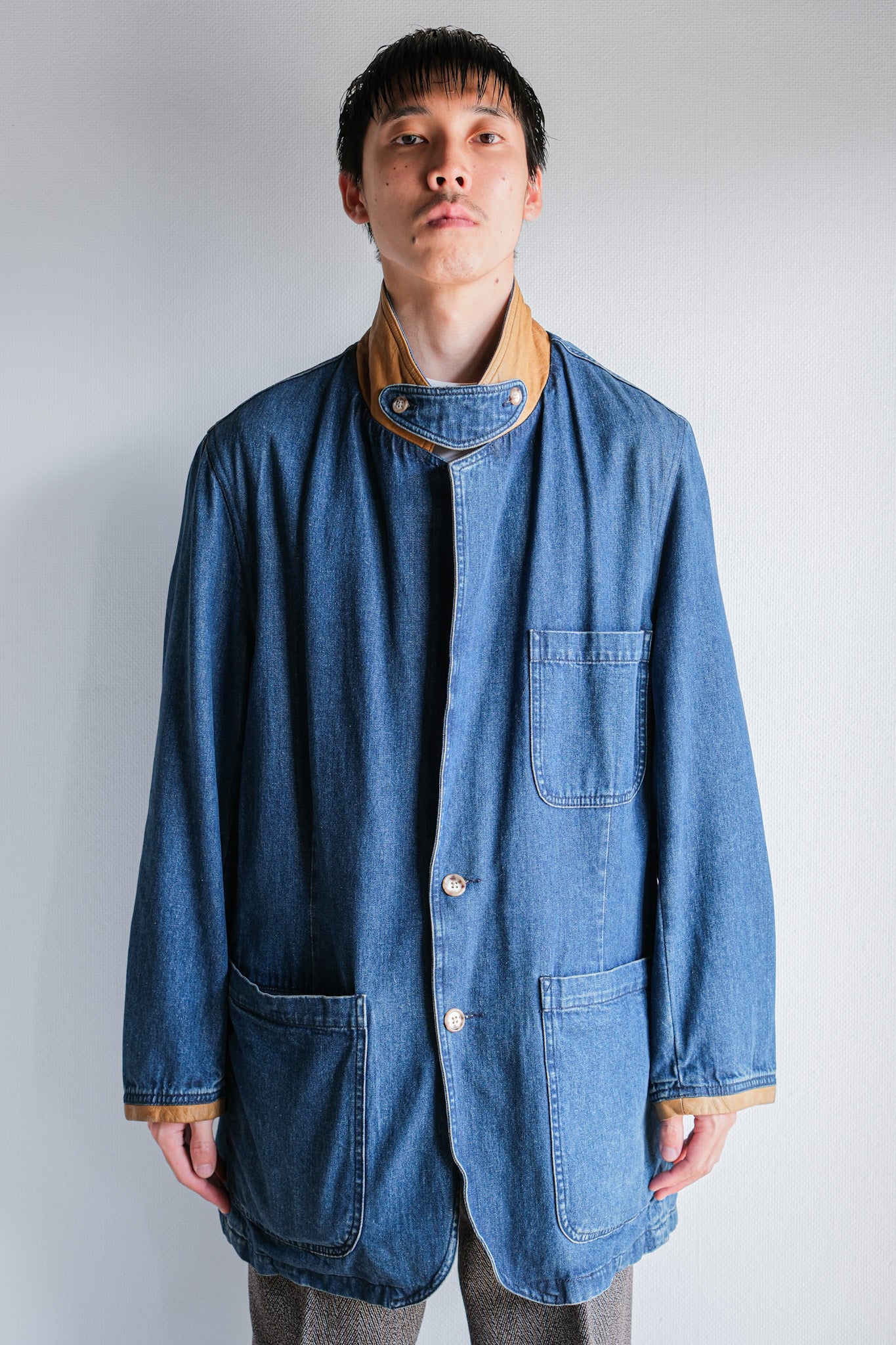 【~90's】Vintage Willis&Geiger High Ridge Lodge Denim Jacket Size.M