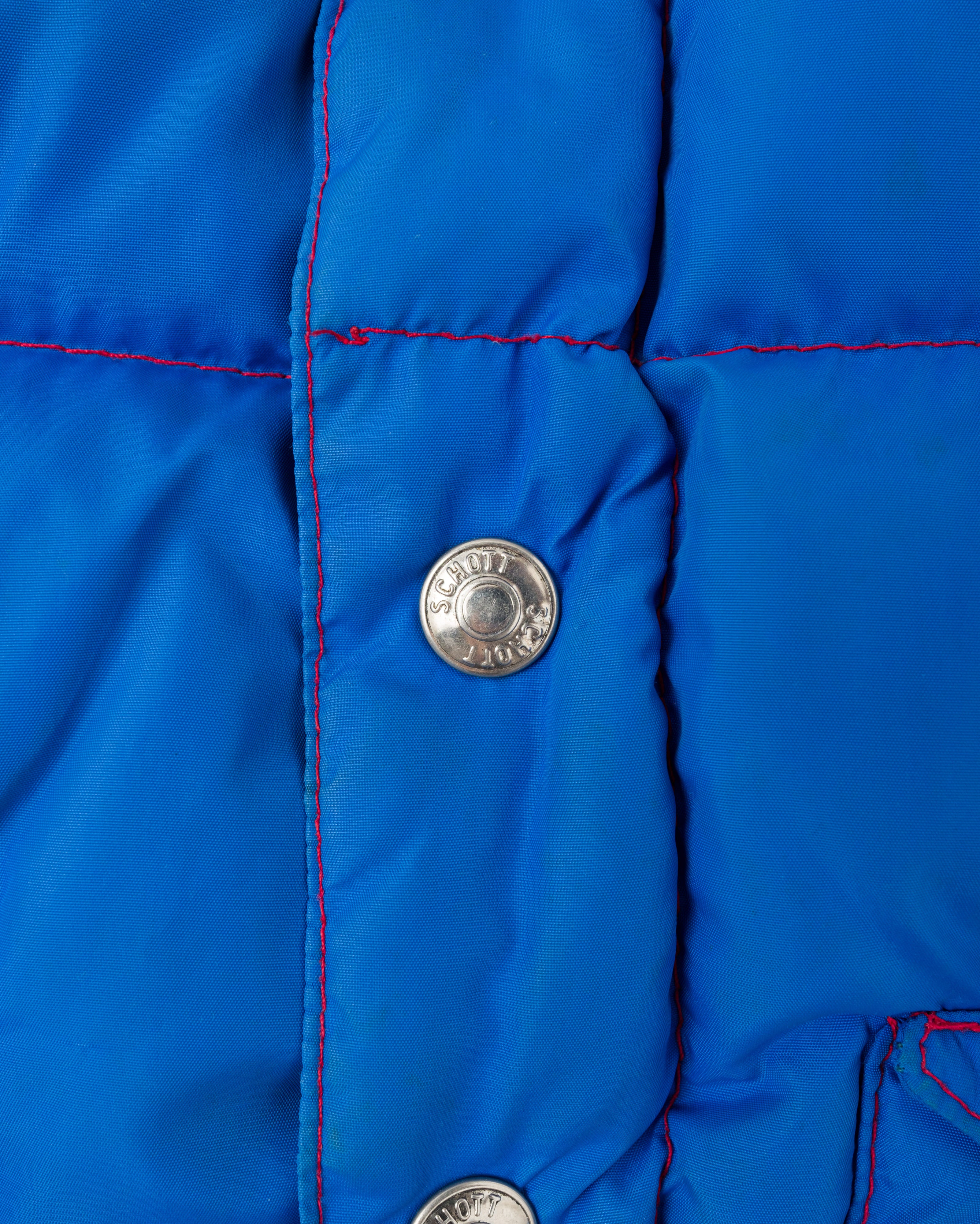 【~90’s】Old Schott 3 Tone Puffer Down Vest Size.XL