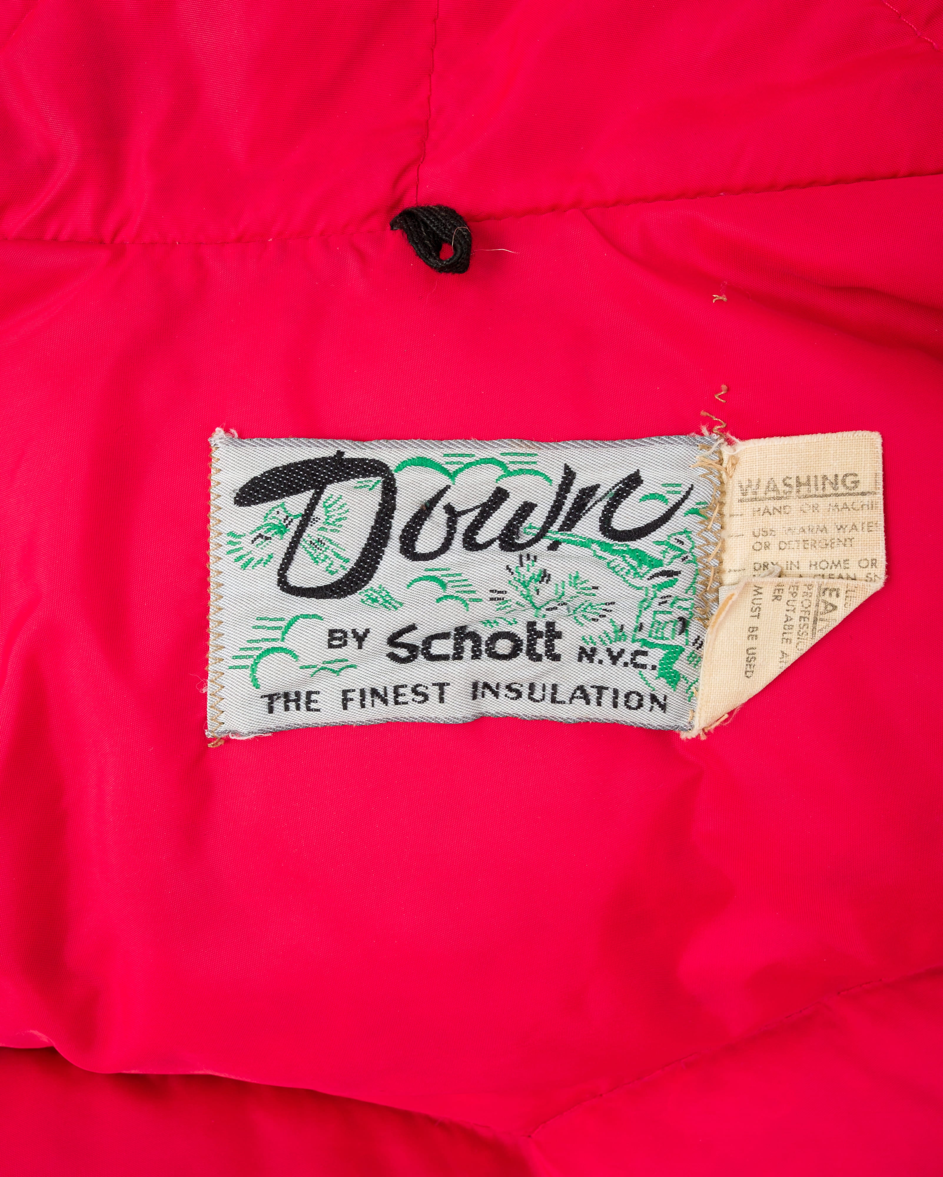 【~90’s】Old Schott 3 Tone Puffer Down Vest Size.XL