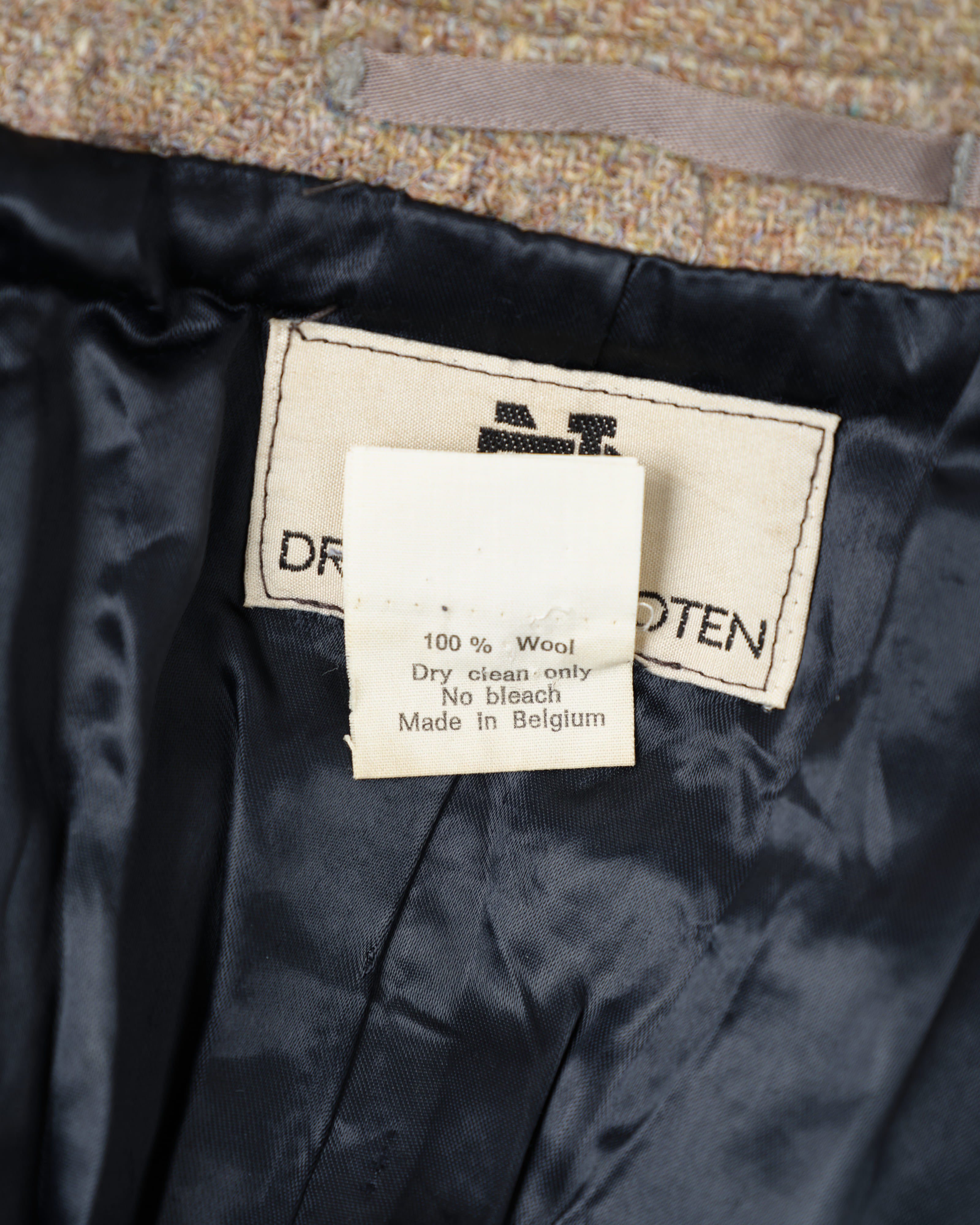 【~90’s】Old DRIES VAN NOTEN Wool 3B Tailored Jacket