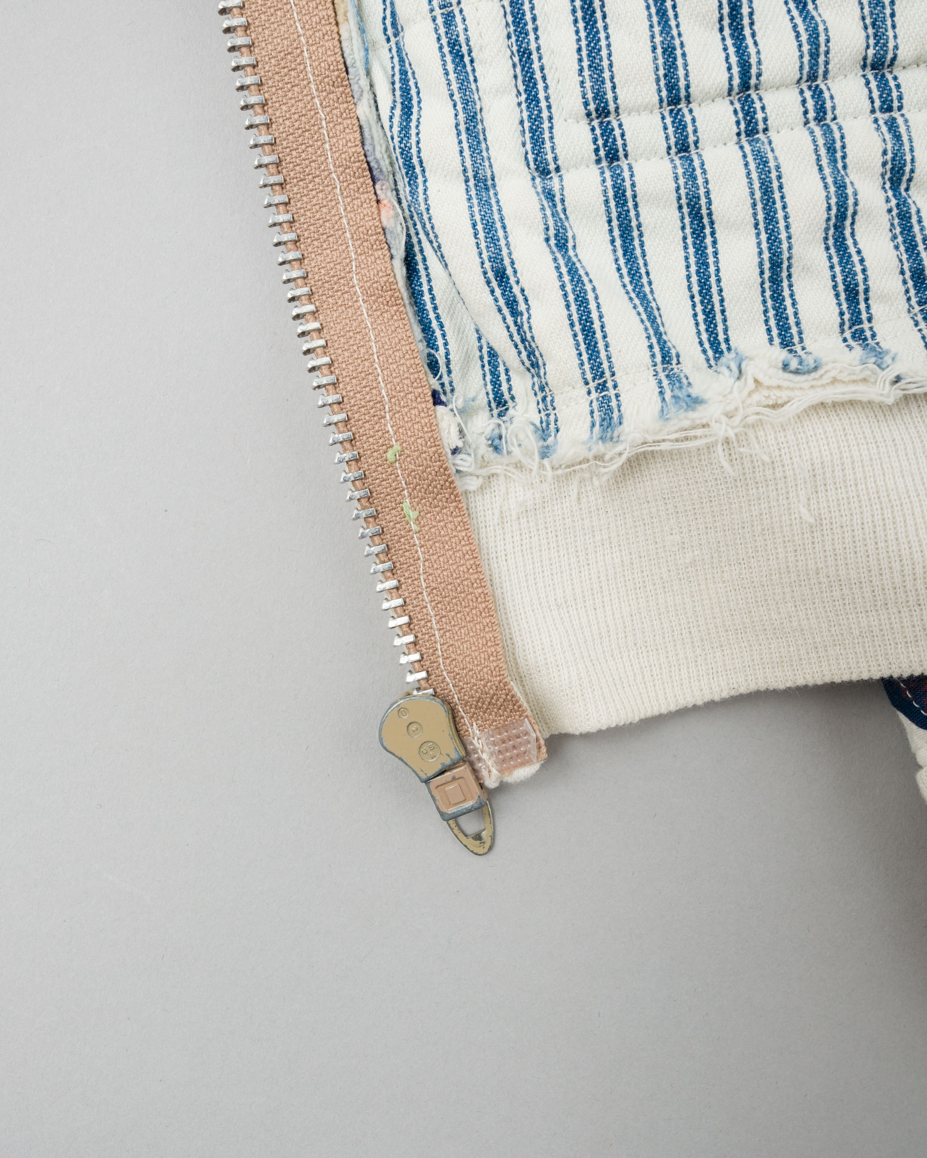 【~70’s】Europe Vintage Various Patterned Patchwork Blouson "Handmade"