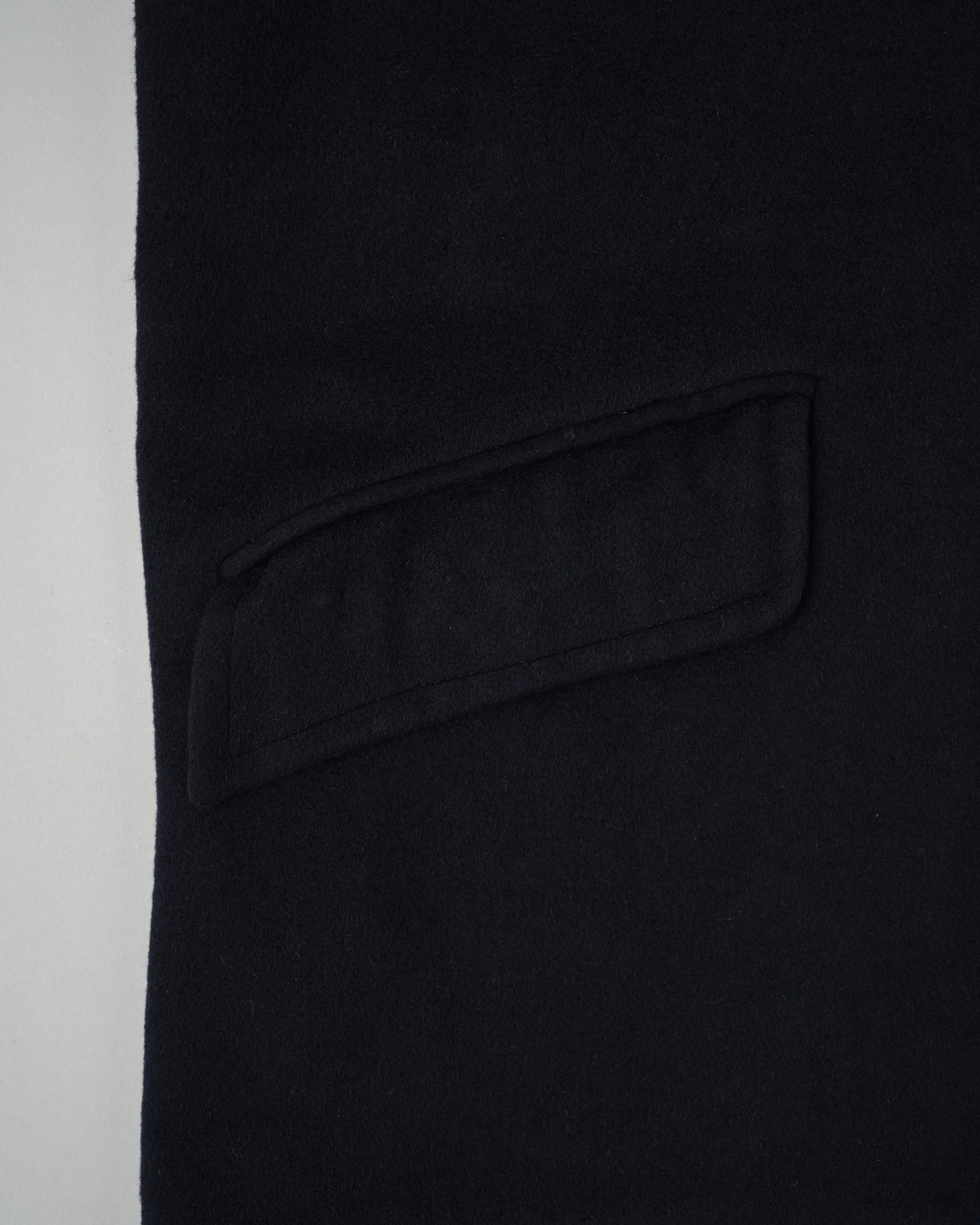 【~80’s】Old GUCCI Fur Collar Cashmere Jacket Size.52