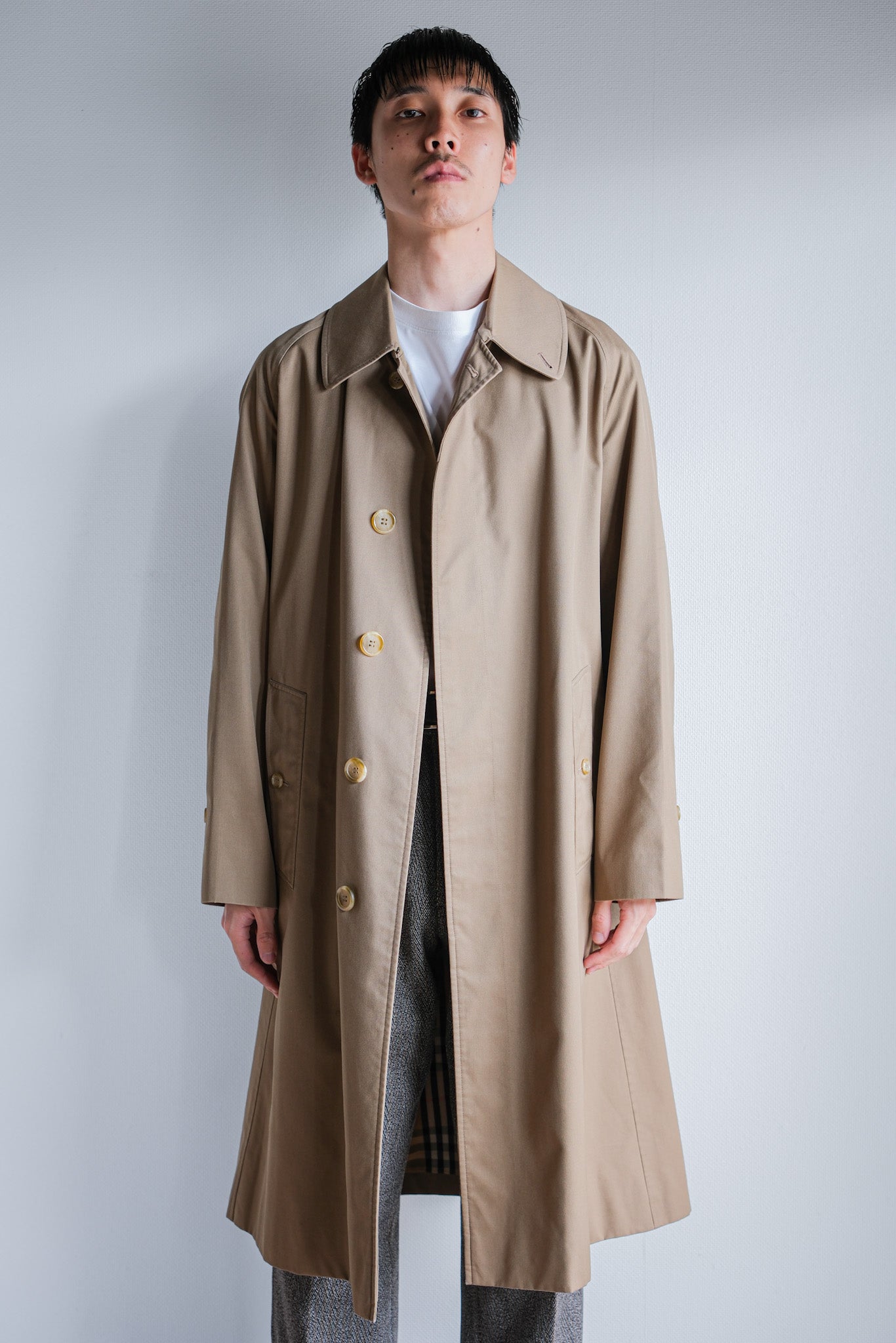 【~70's】Vintage Burberrys Single Raglan Balmacaan Coat Size.42REG