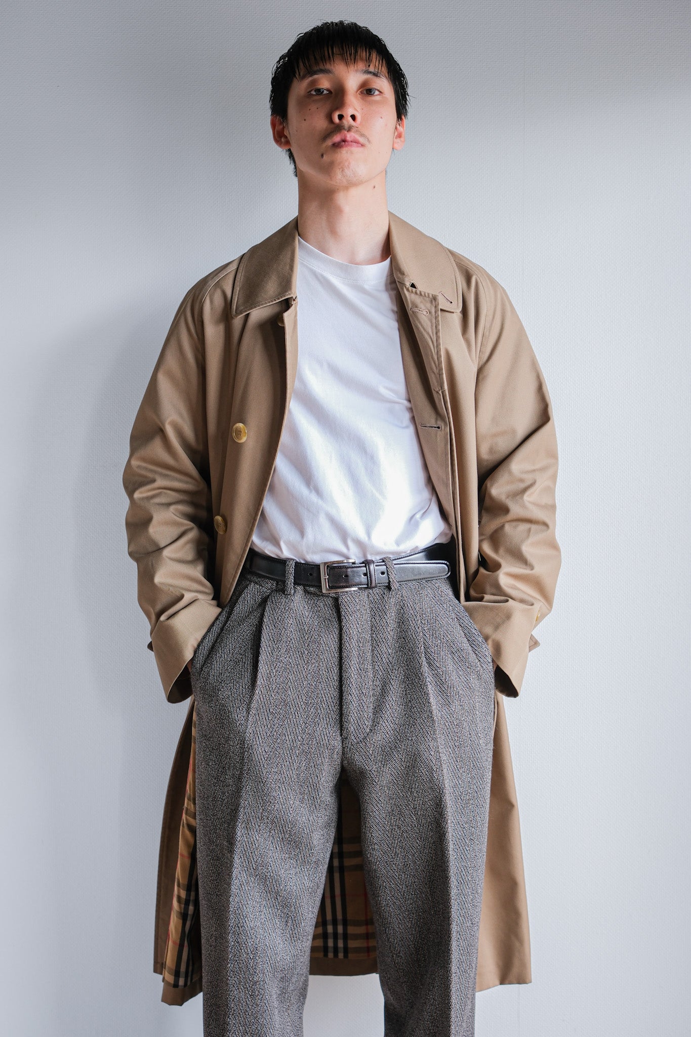 【~70's】Vintage Burberrys Single Raglan Balmacaan Coat Size.42REG