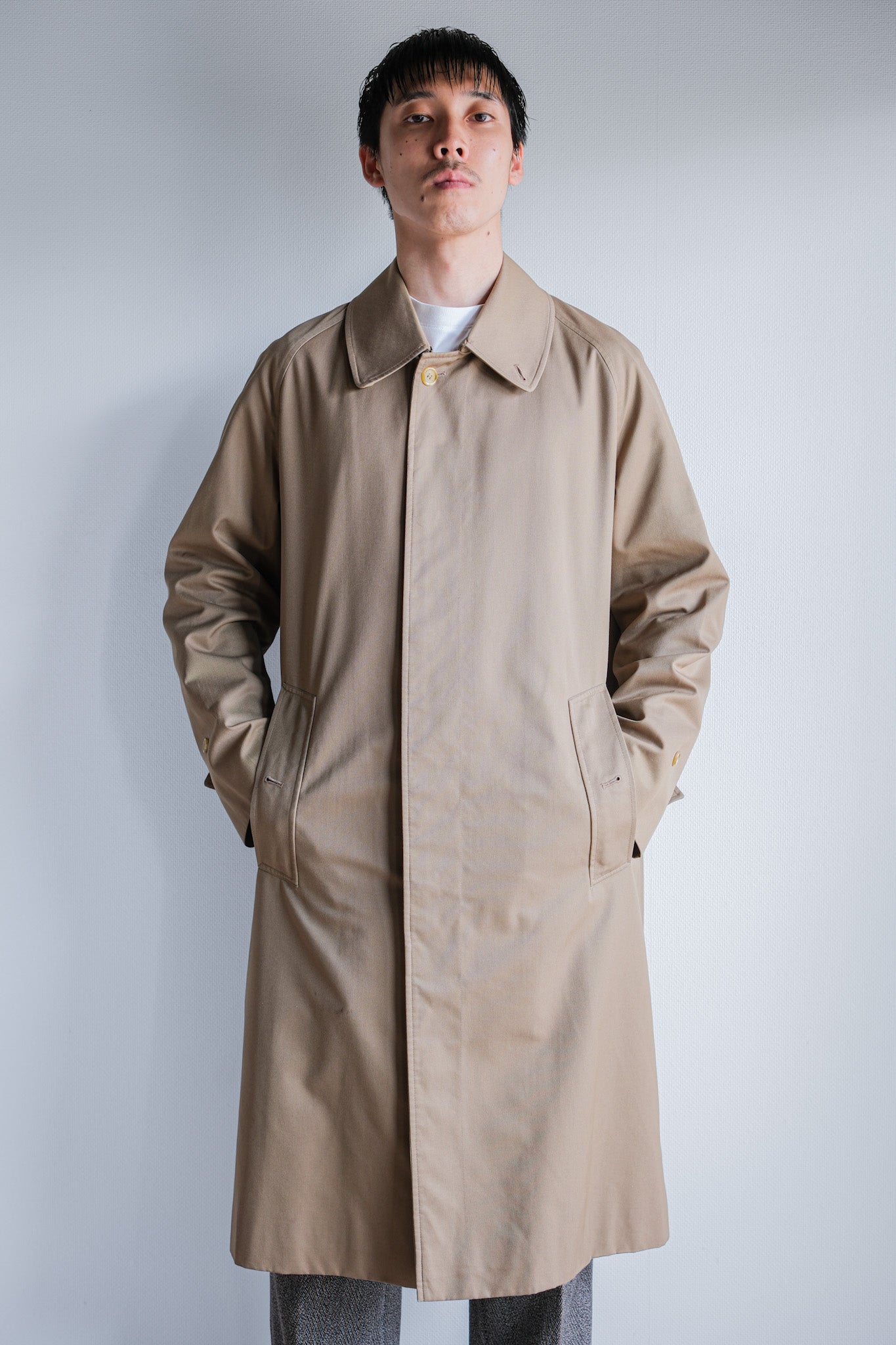 【~70's】Vintage Burberrys Single Raglan Balmacaan Coat Size.42REG