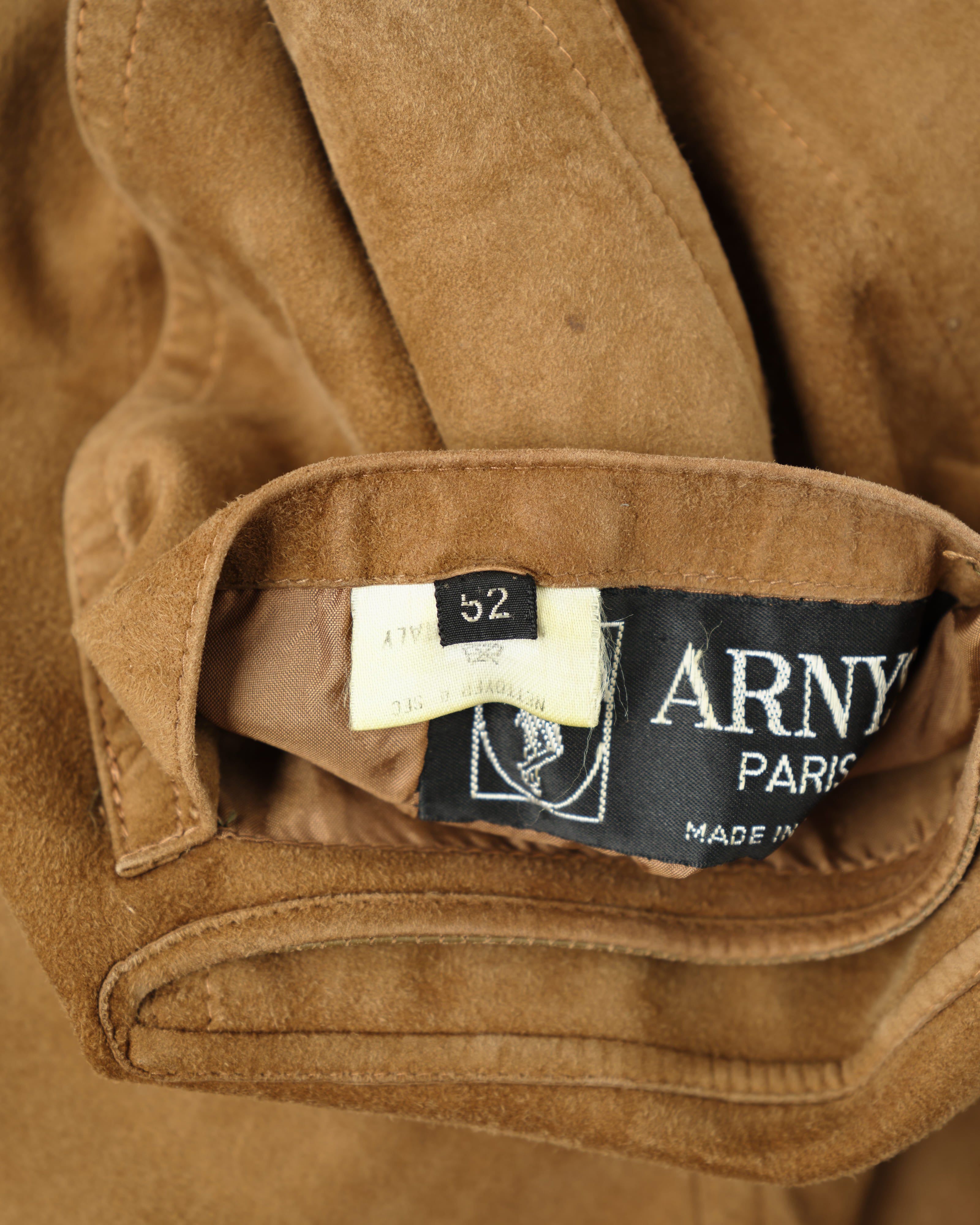 【~90's】Old ARNYS PARIS Valstarino Type Reversible Leather Blouson Size.52