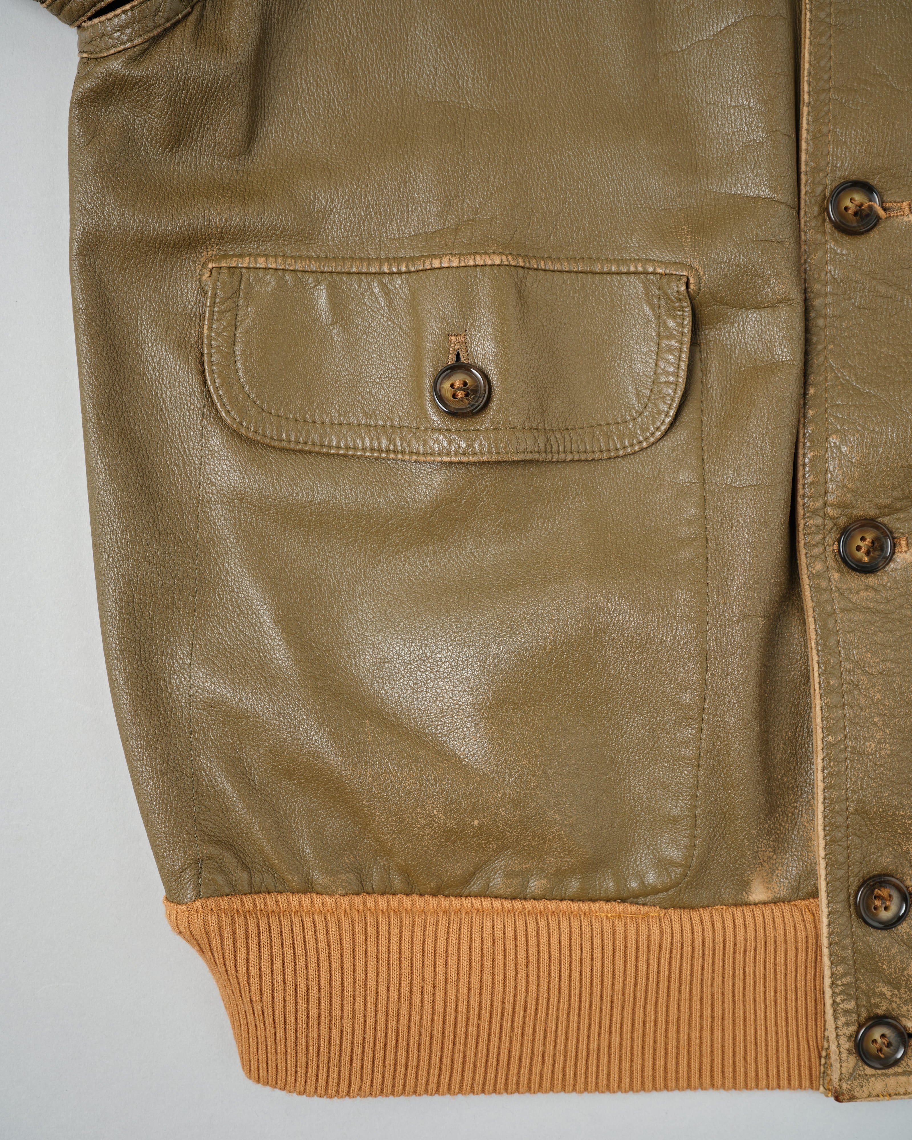 【~90's】Old ARNYS PARIS Valstarino Type Reversible Leather Blouson Size.52