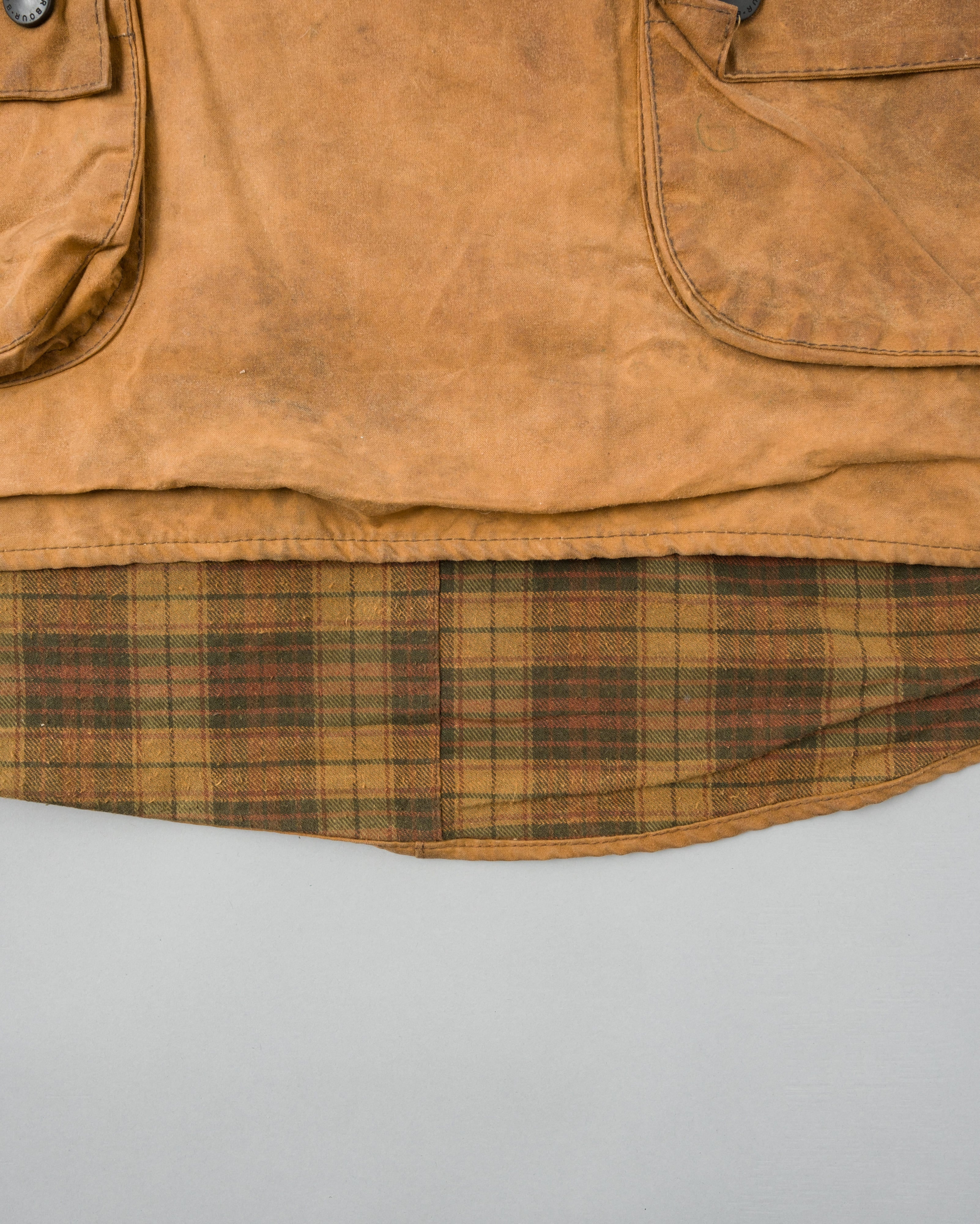 【~90’s】Vintage Barbour Waxed Cotton Smock Jacket "LONGSHOREMAN" 3 Crest