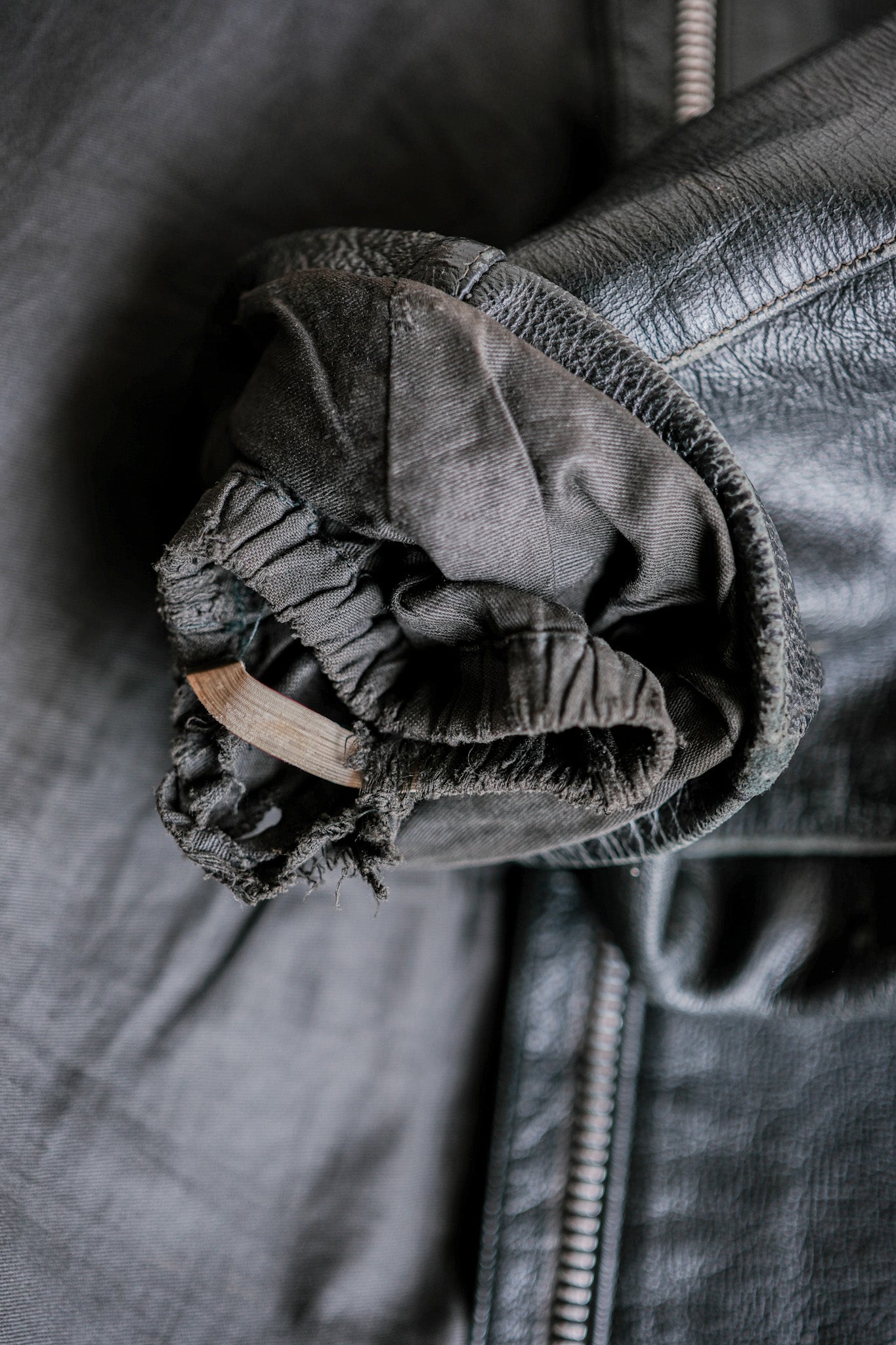 【~60's】French Vintage Leather Riders Jacket "Jacques Motard"