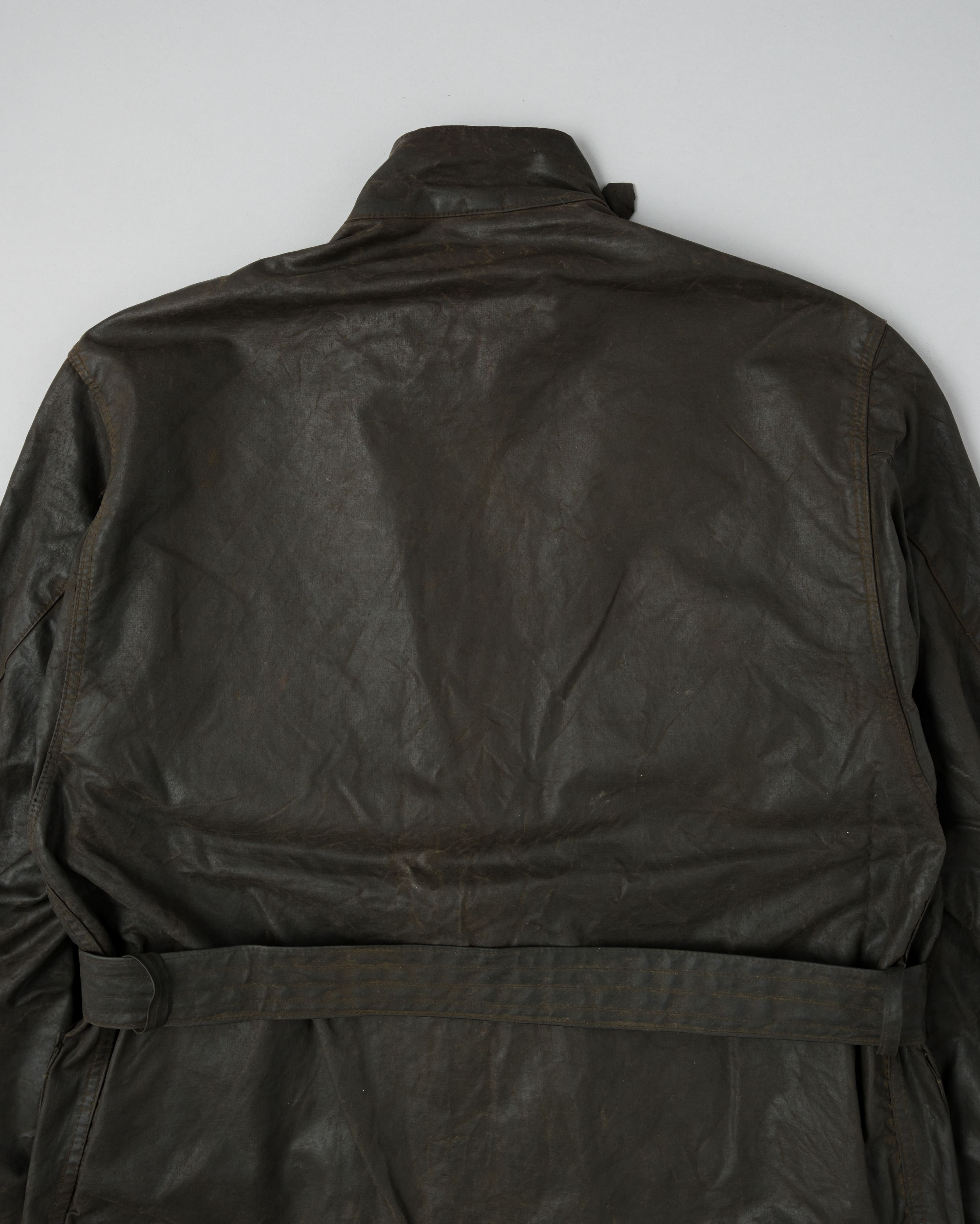 【~60's】Vintage Barbour Waxed Cotton Jacket "INTERNATIONAL SUIT" White Label Size.44