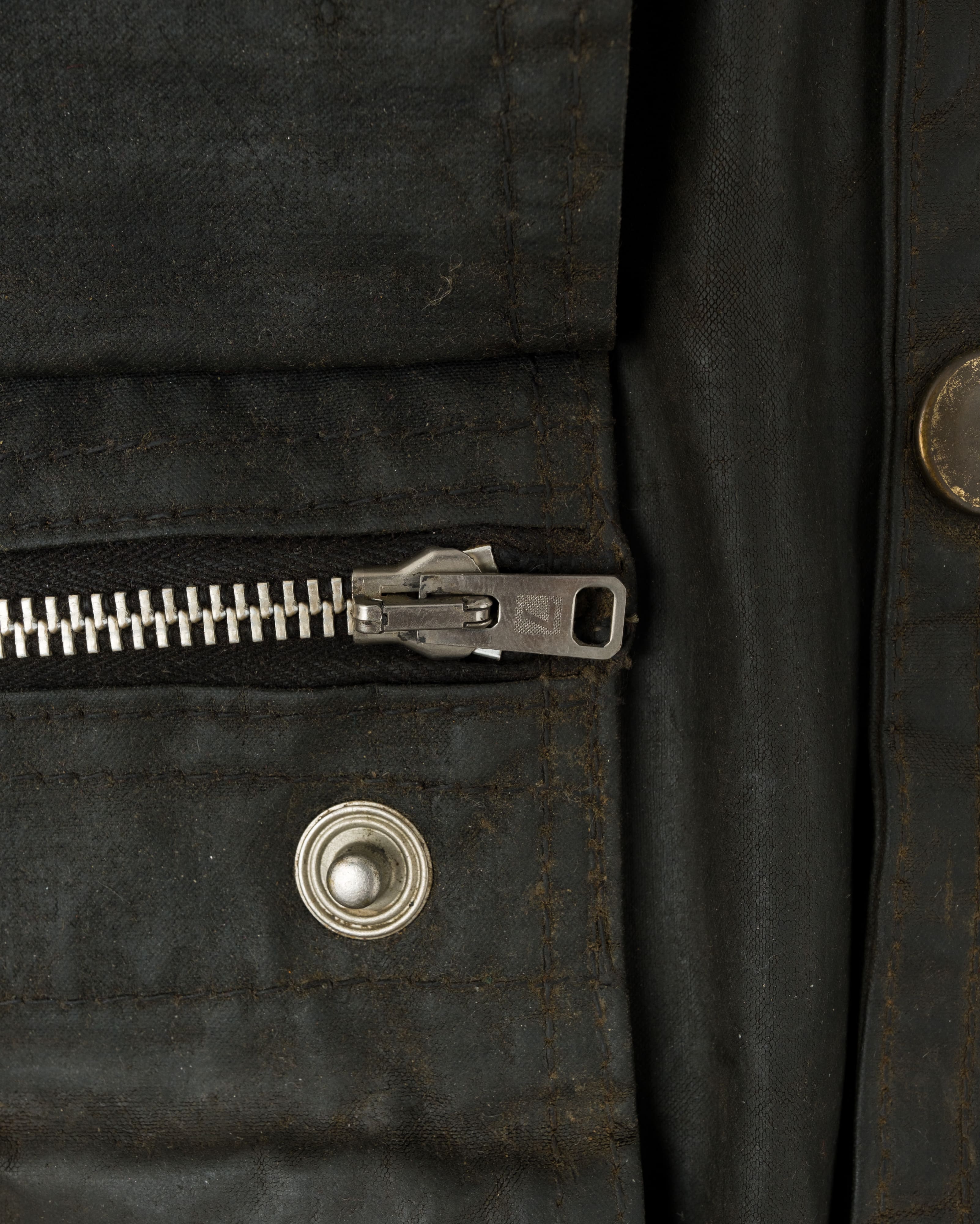 【~60's】Vintage Barbour Waxed Cotton Jacket "INTERNATIONAL SUIT" White Label Size.44