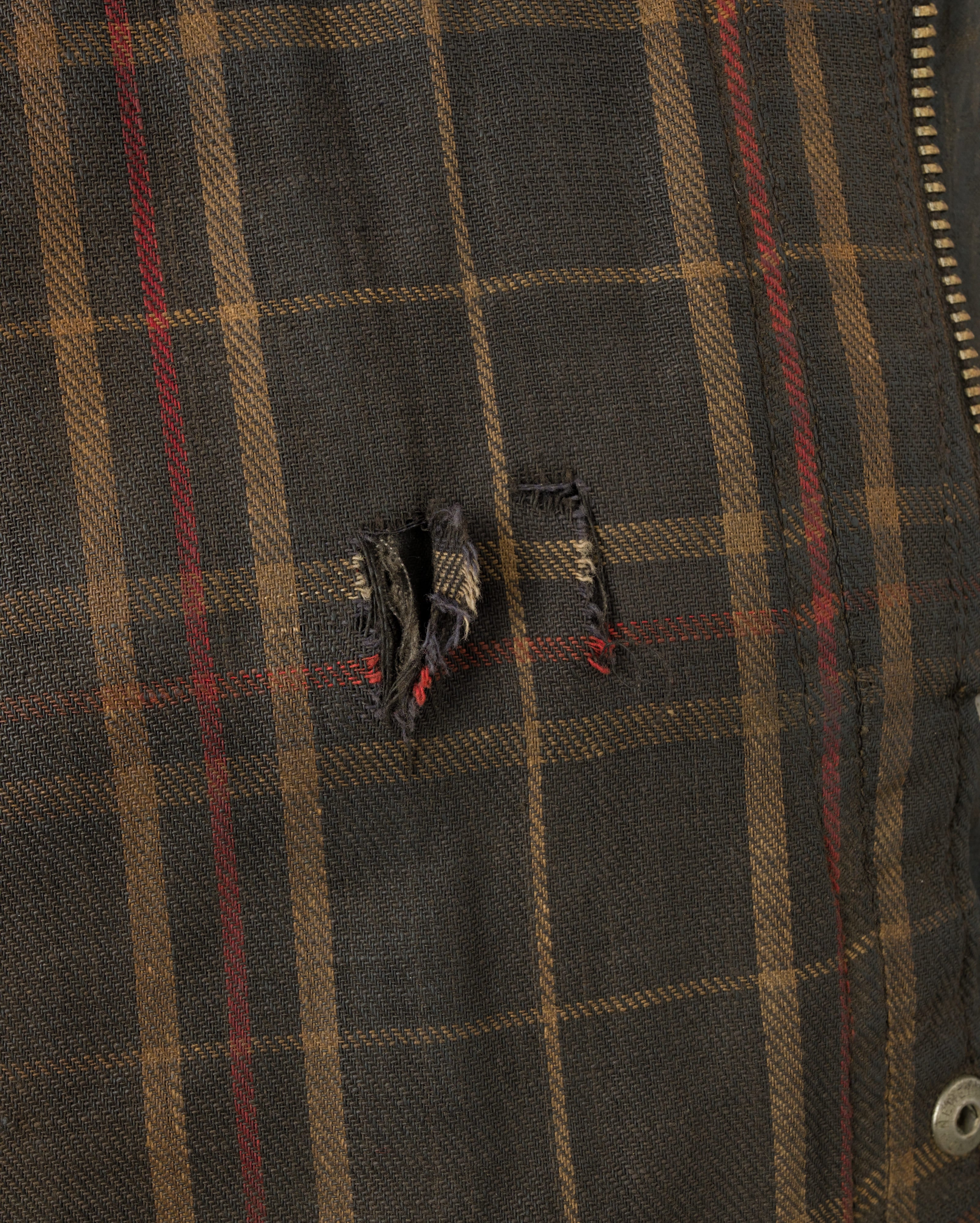 【~60's】Vintage Barbour Waxed Cotton Jacket "INTERNATIONAL SUIT" White Label Size.44