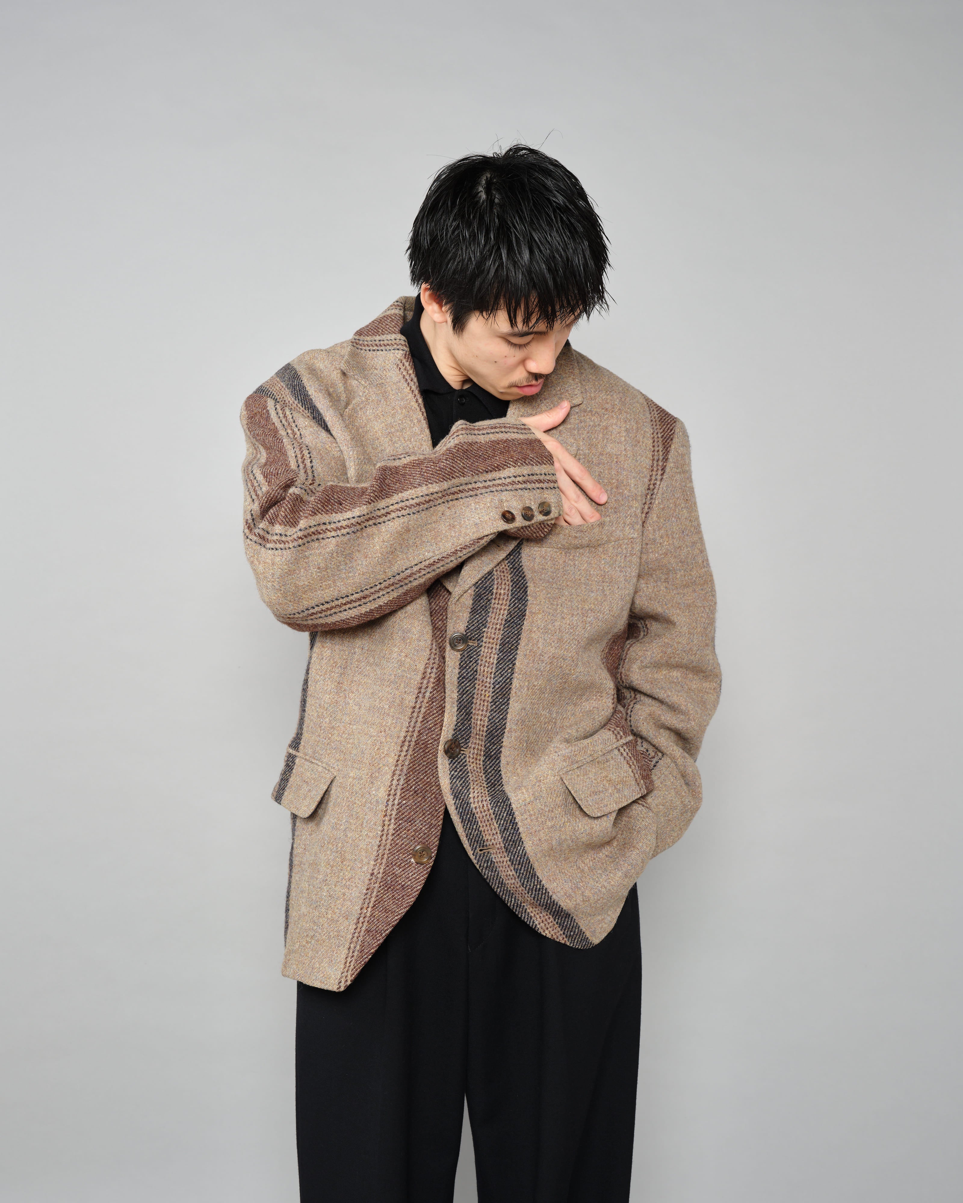 【~90’s】Old DRIES VAN NOTEN Wool 3B Tailored Jacket