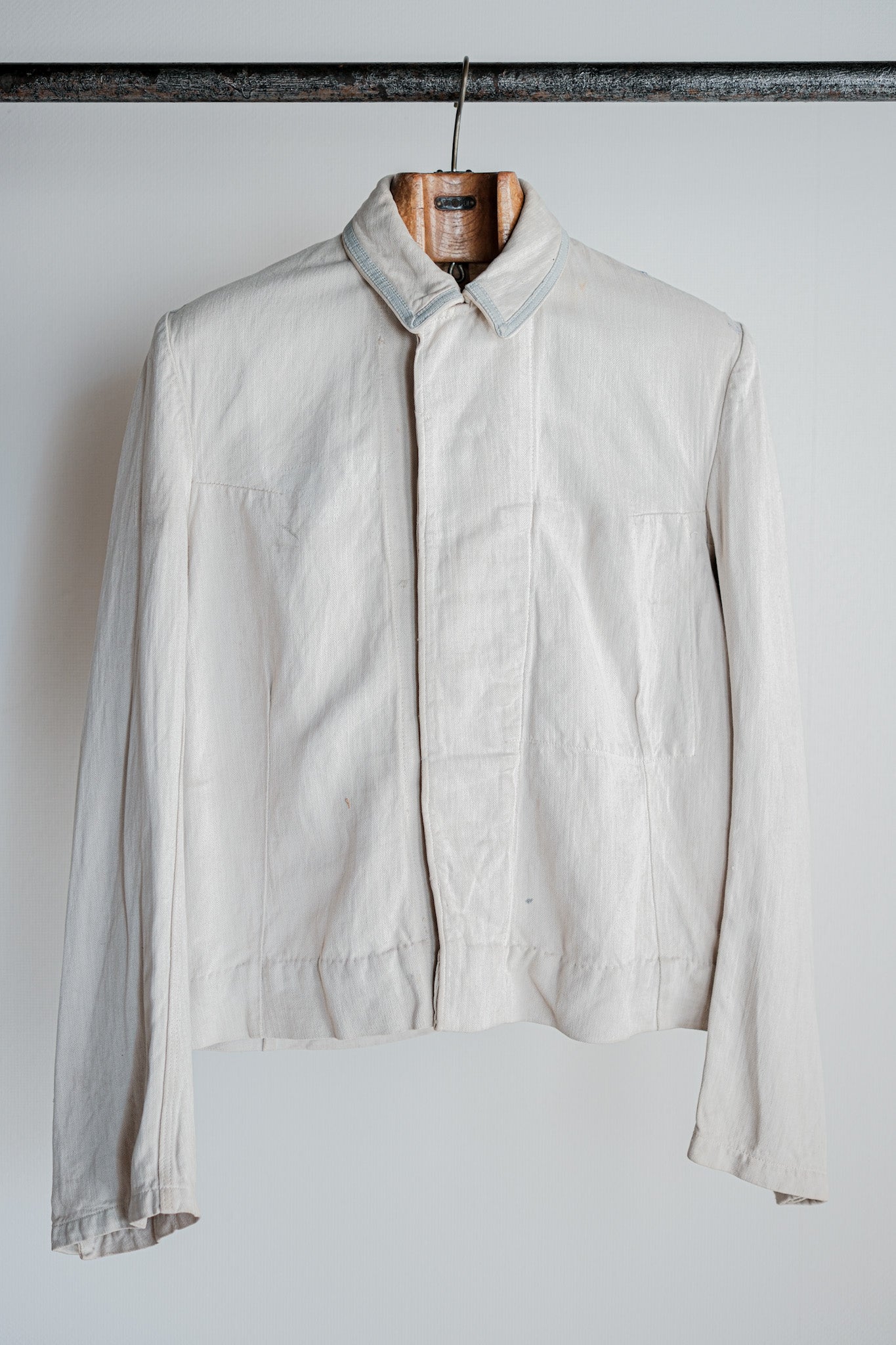 【~40's】German Air Force Drillich HBT Linen Jacket "Luftwaffe"