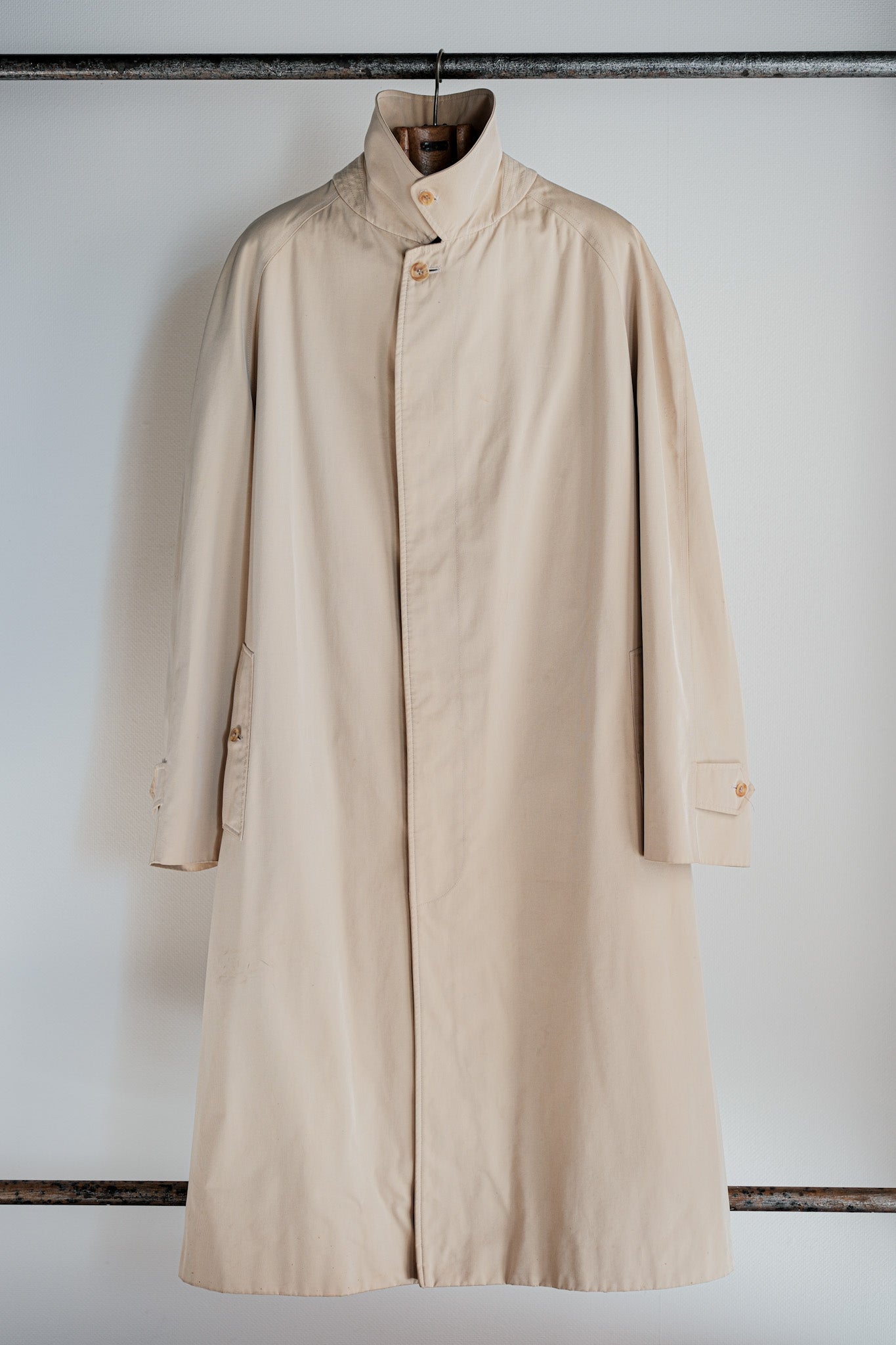 【~90's】Old INVERTERE Raglan Sleeve Balmacaan Coat C100 Size.42R "DE PAZ 別注"