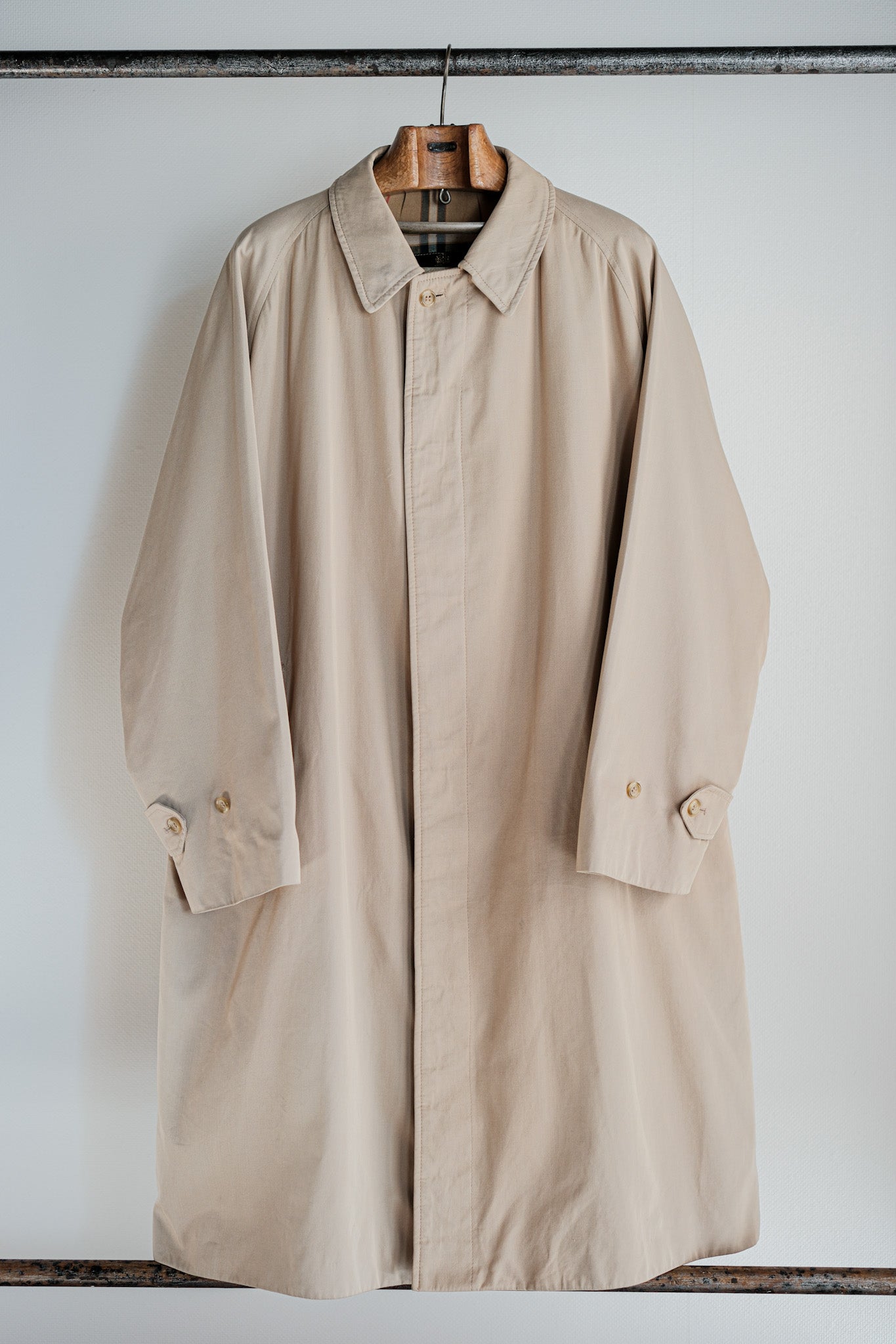 【~80’s】Vintage Grenfell Single Raglan Balmacaan Coat Size.42