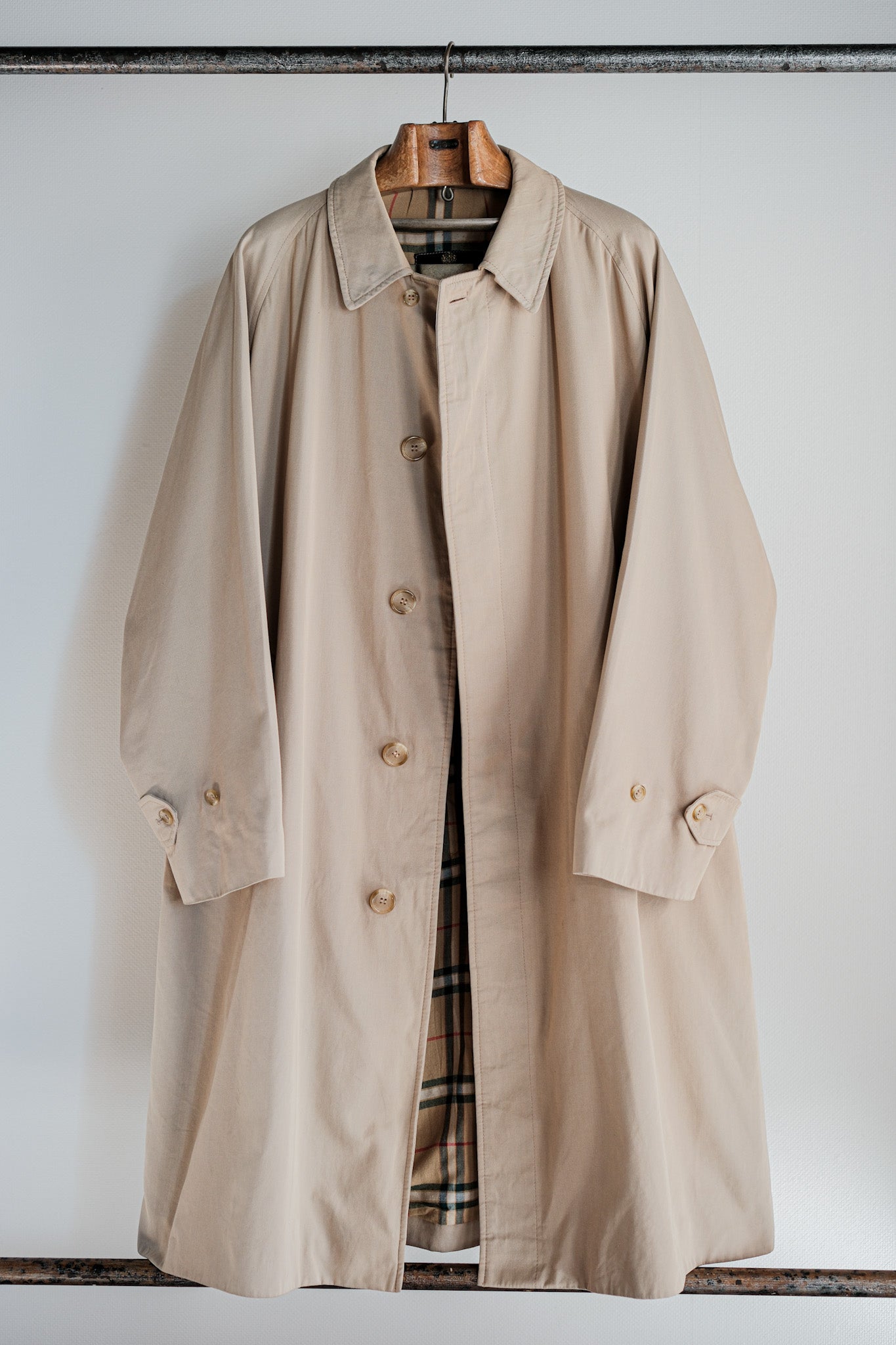 【~80’s】Vintage Grenfell Single Raglan Balmacaan Coat Size.42