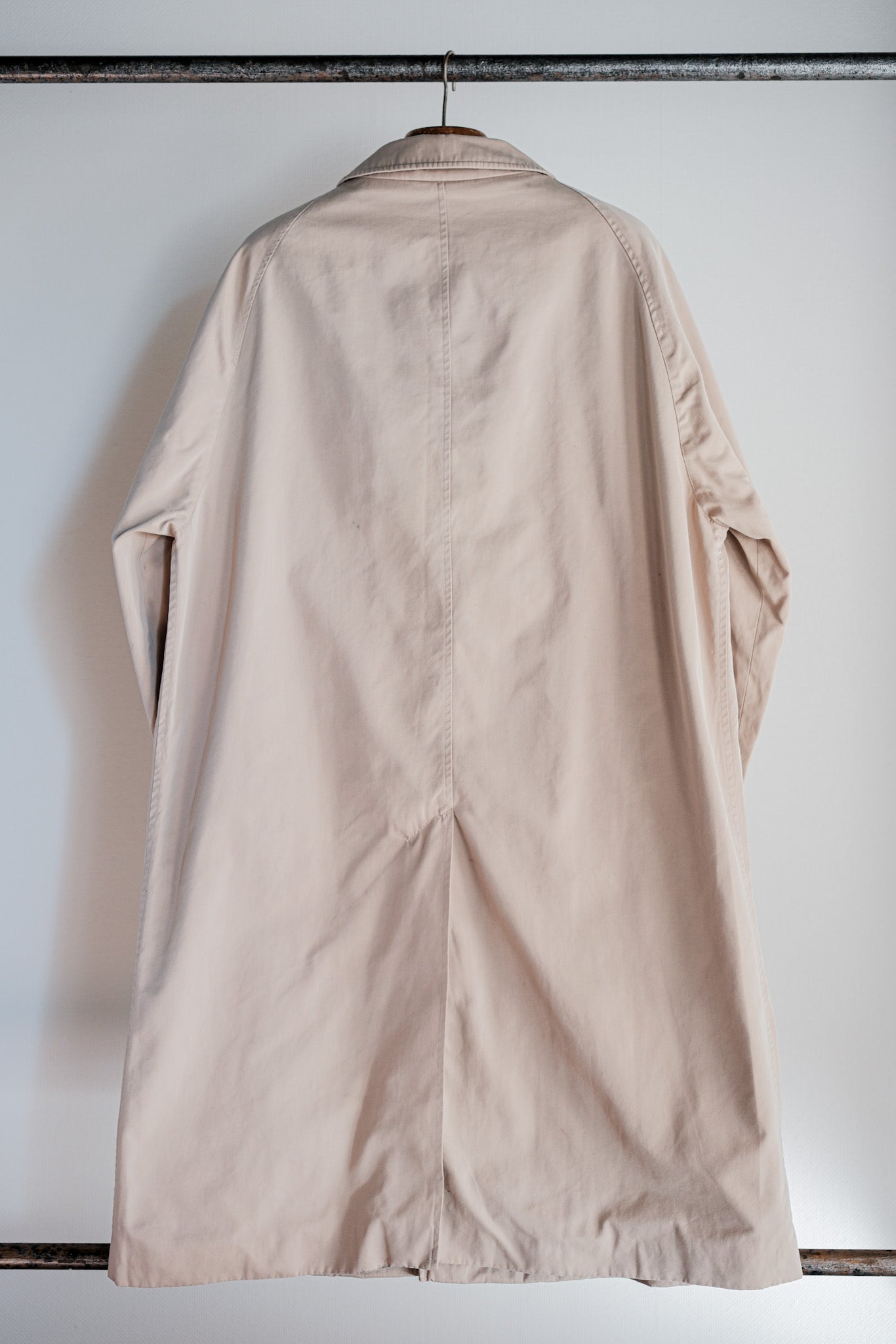 【~70's】Vintage Aquascutum Single Raglan Balmacaan Coat C100 Size.42REG "Aqua 5" "OLD ENGLAND PARIS 別注"