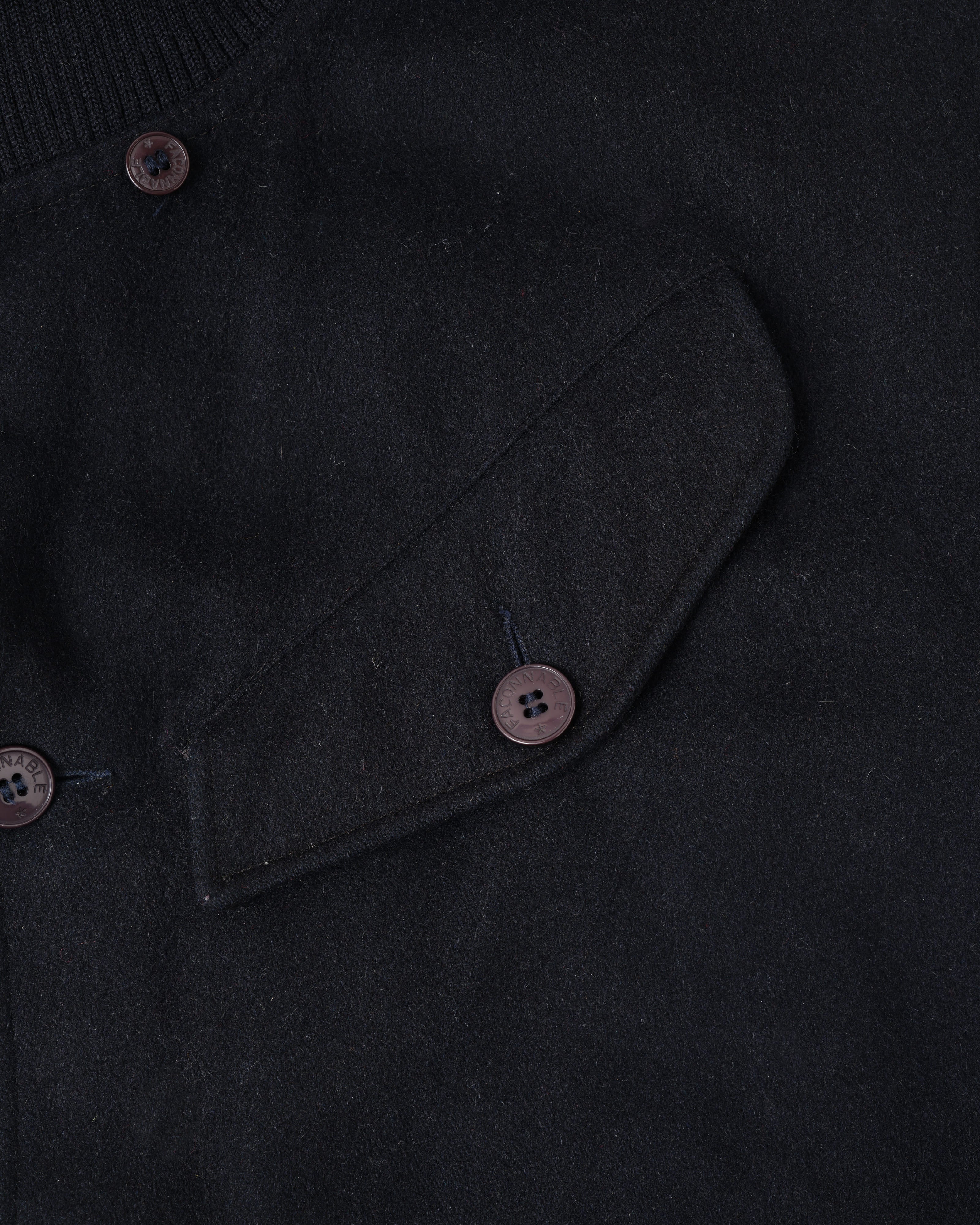 【~80's】Vintage Façonnable Wool Nylon Blouson Size.5