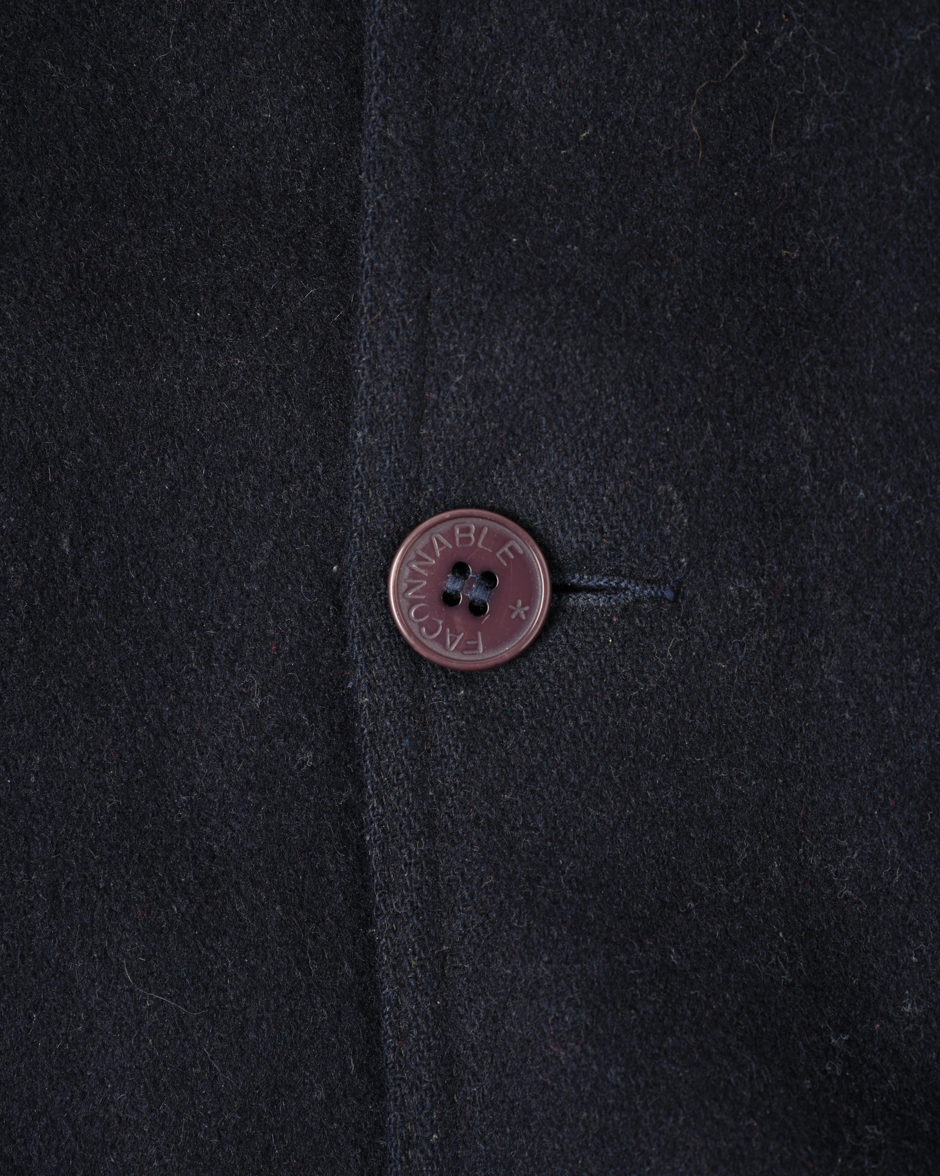 【~80's】Vintage Façonnable Wool Nylon Blouson Size.5