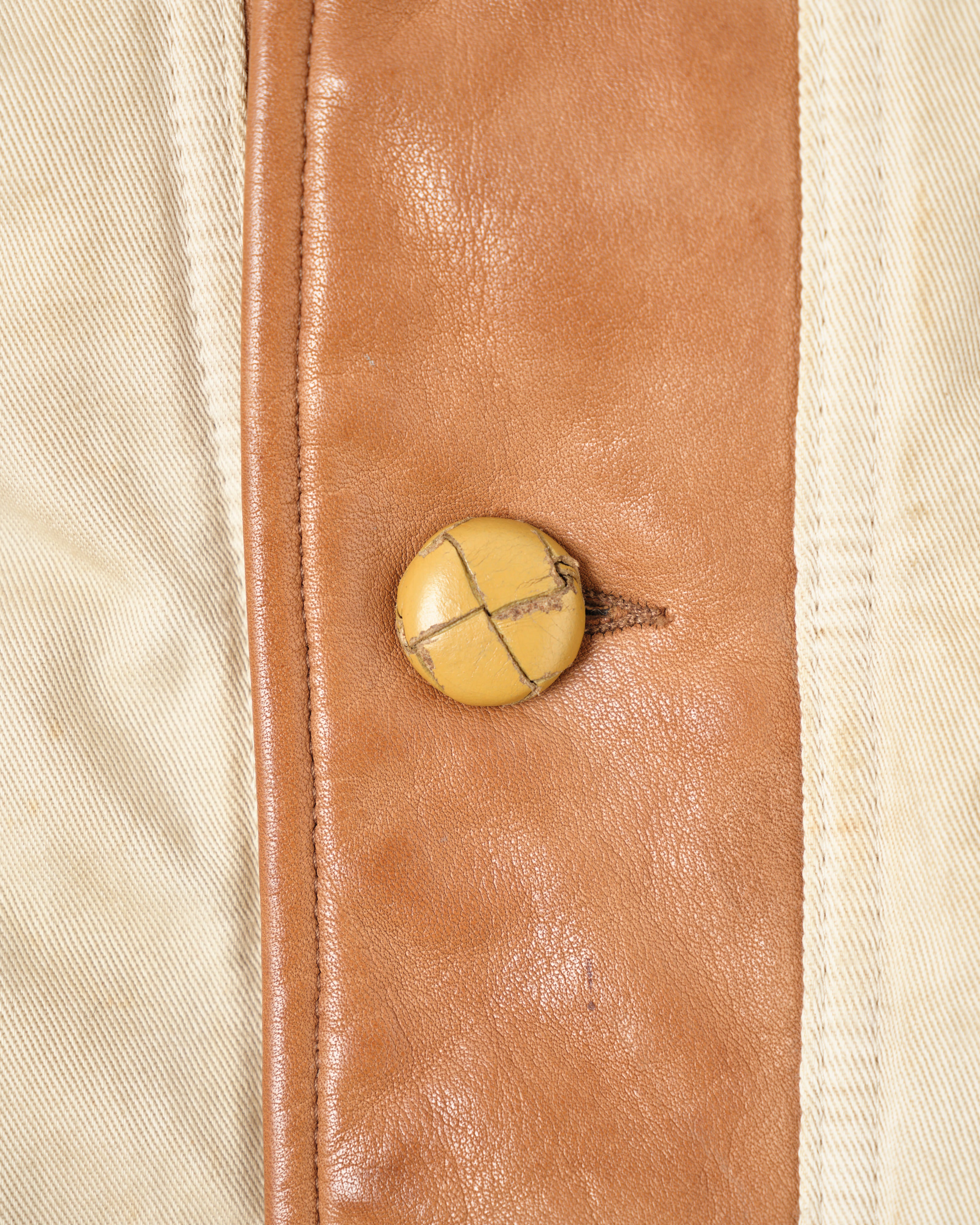 【~80's】Old CHEVIGNON Switching Design Shawl Collar Jacket Size.XL